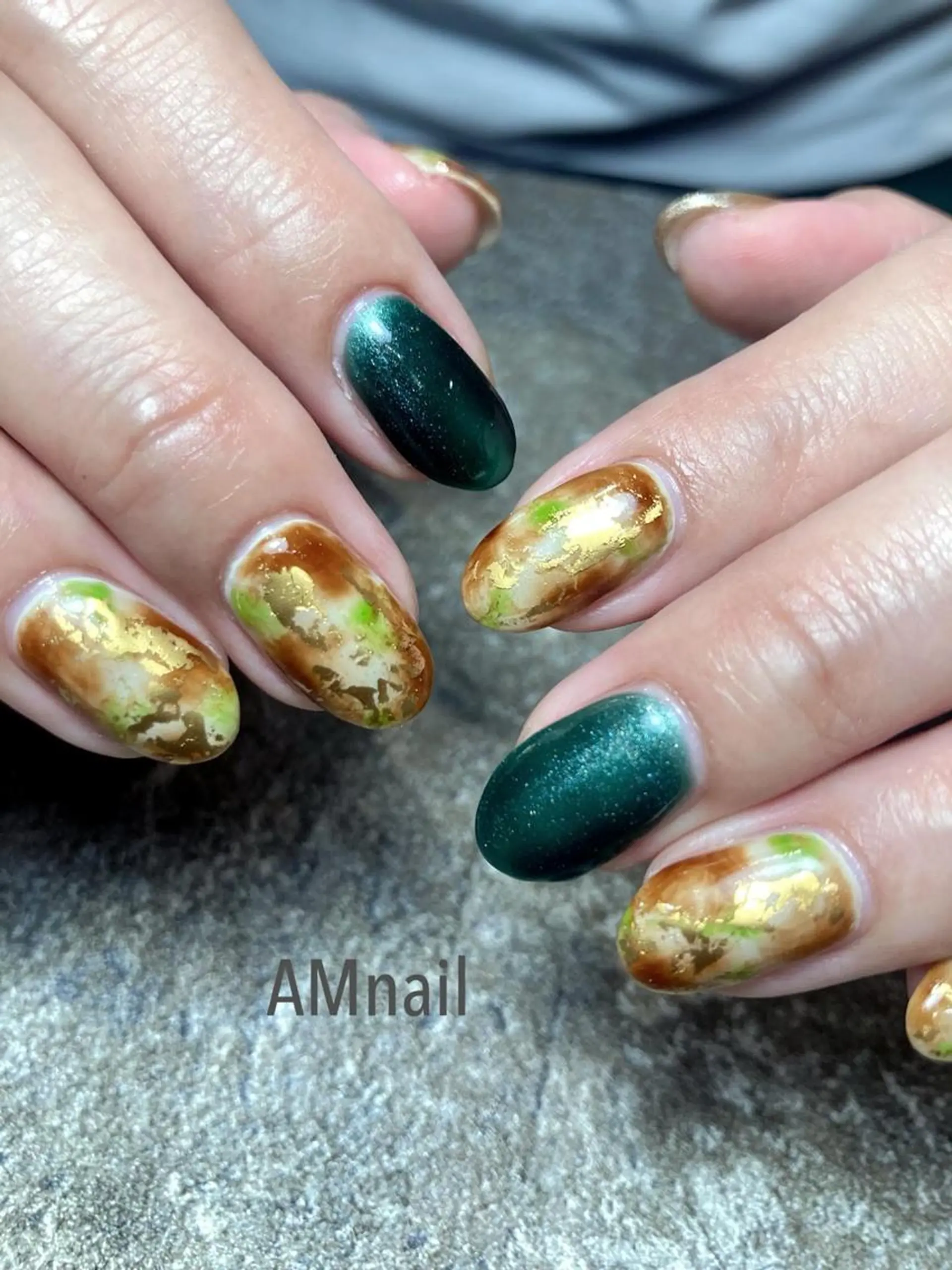 ネイル アートネイル 持ち込み ハンドネイル Am:nail 柏 SUE（スゥ）のネイルデザイン