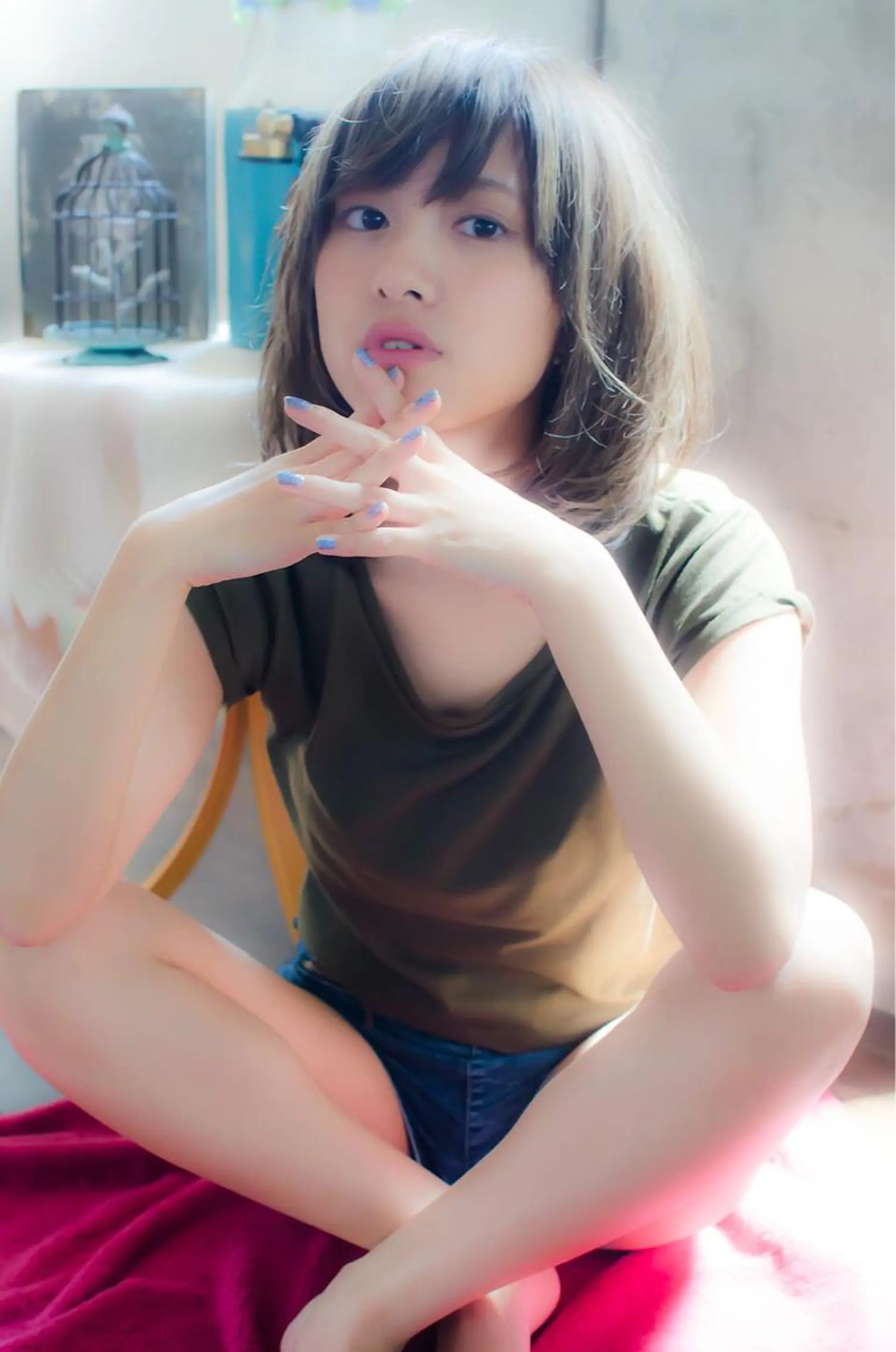 ミディアム カラー clan五反田所属・髪質改善、縮毛矯正 店長浅野太郎のヘアスタイル