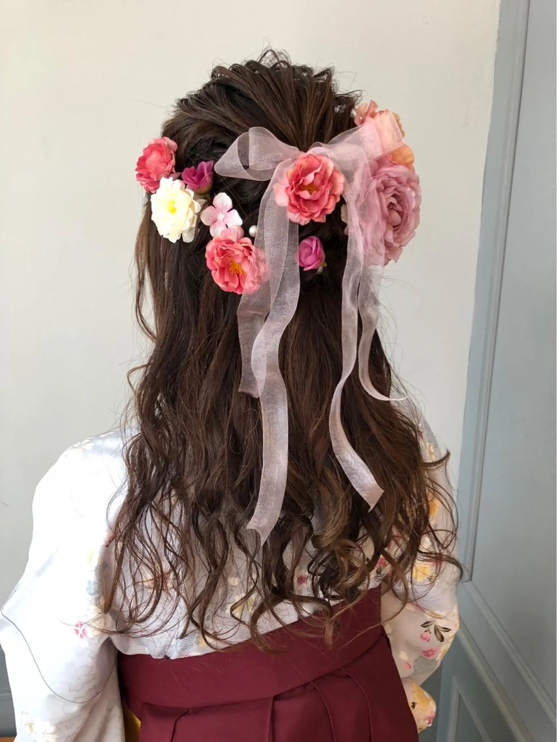 ロング ヘアアレンジ レイヤーカット✂️ 横浜No1♡下鳥翔子のヘアスタイル