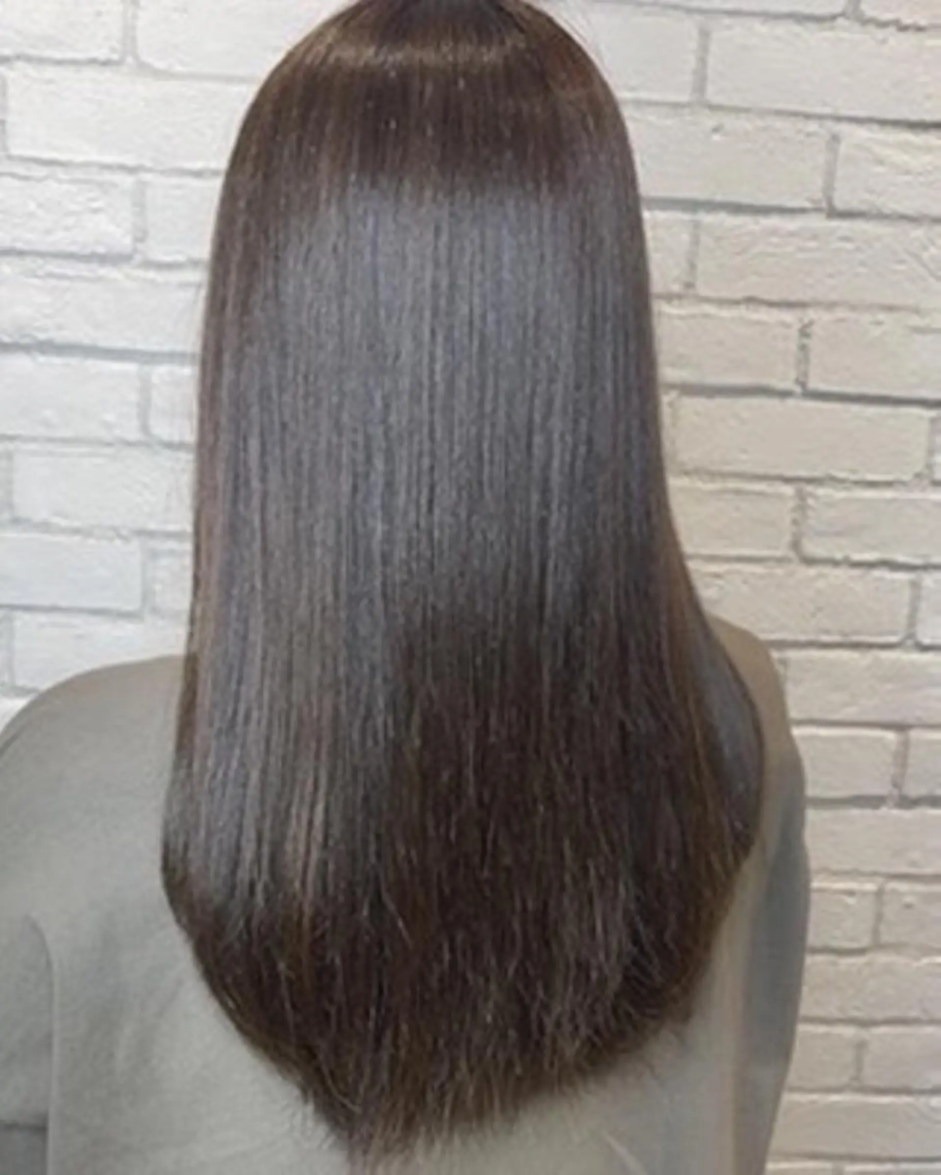 セミロング 酸性ストレート カット 縮毛矯正 トリートメント 大里 拓馬のヘアスタイル