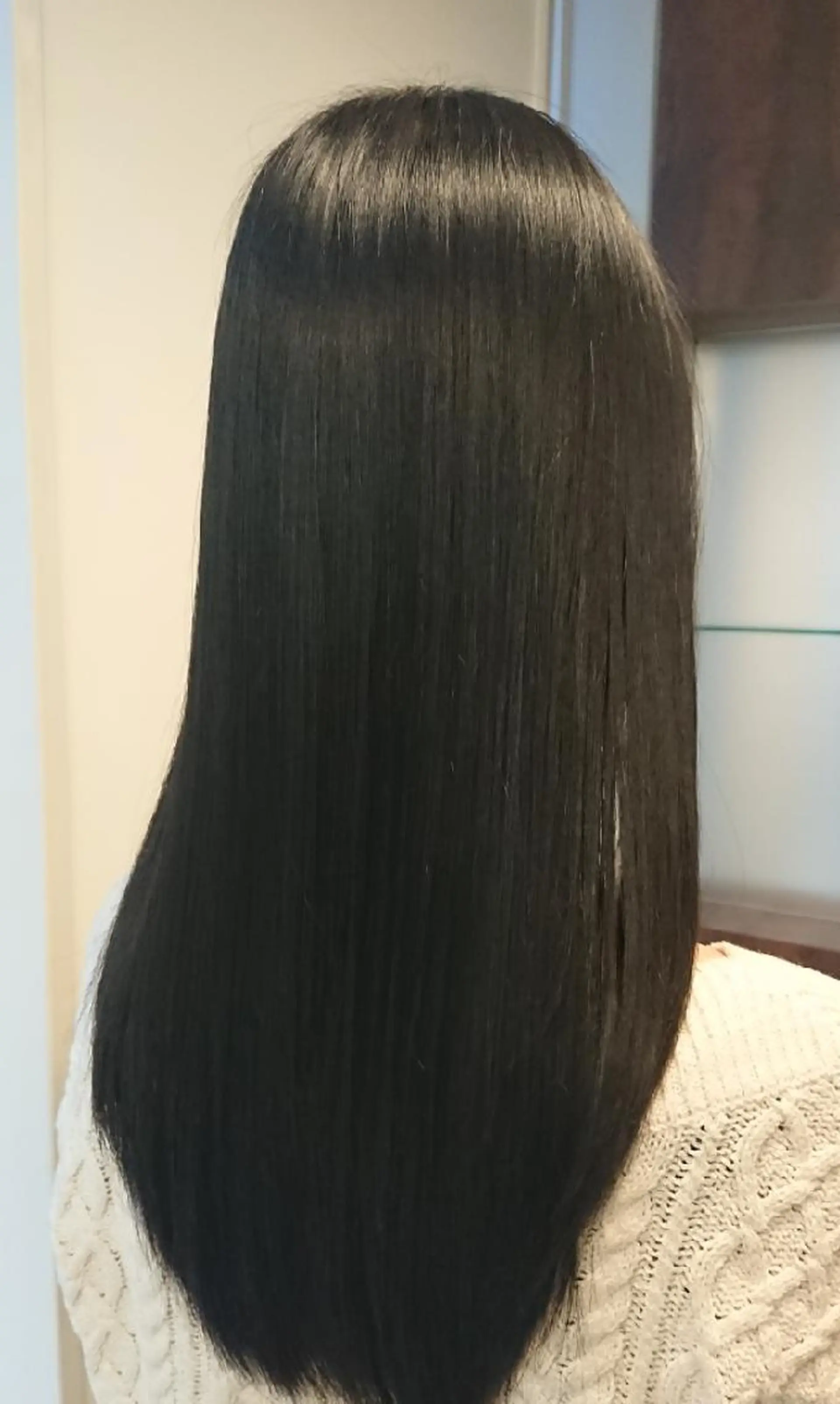 ロング トリートメント カット 縮毛矯正 トリートメント スタイリスト 川添 のヘアスタイル