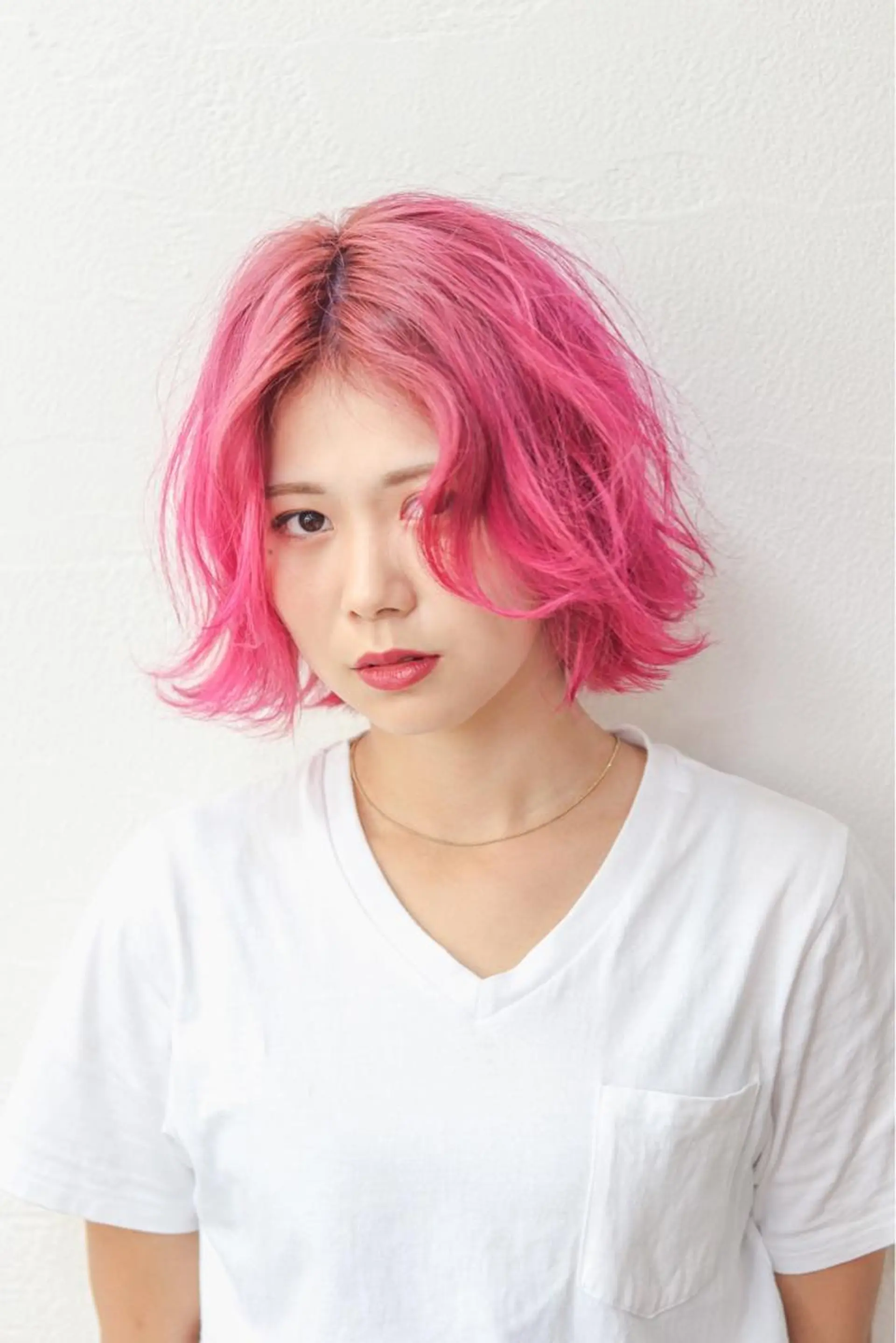 ミディアム 山内 悠のヘアスタイル