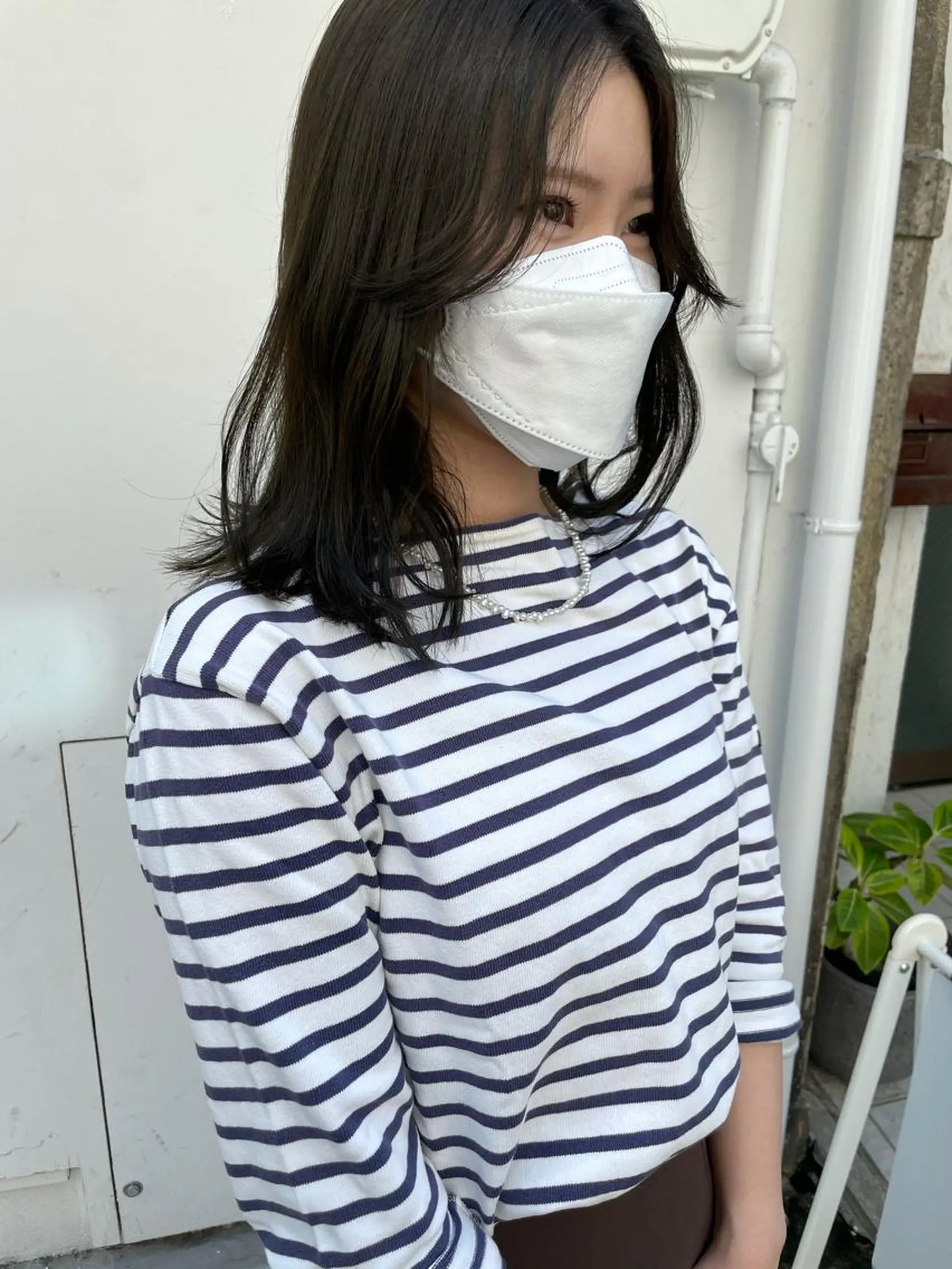 ミディアム カラー Chiho / 梅田 / ボブ/ パーマのヘアスタイル