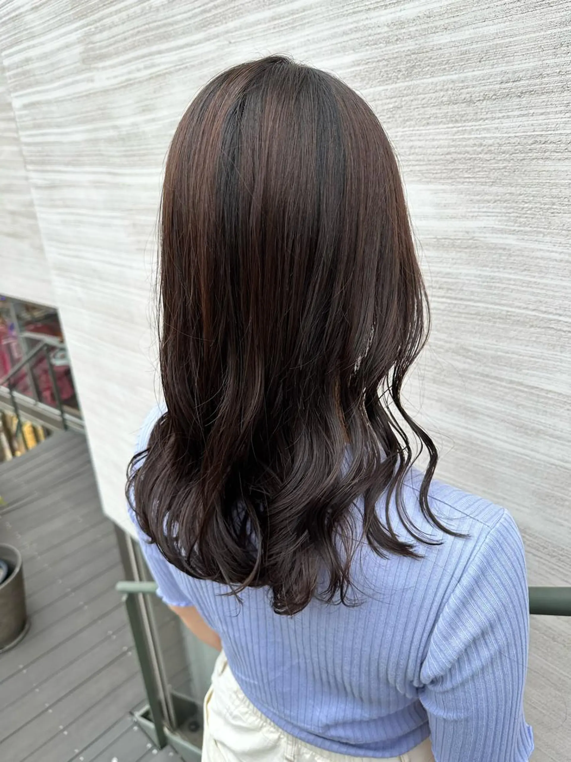 セミロング カラー 韓国風ヘア 韓国風/オシャレ /縮毛矯正/滝口琴未のヘアスタイル