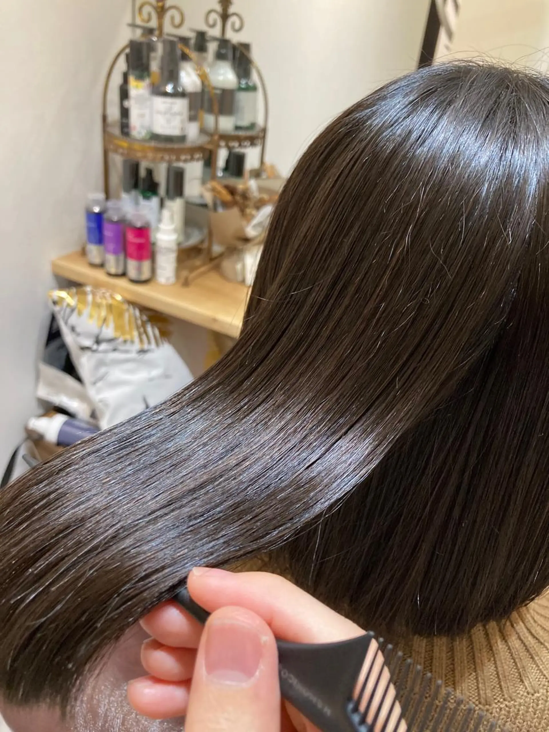 ミディアム 髪質改善 矯正マスターKENのヘアスタイル