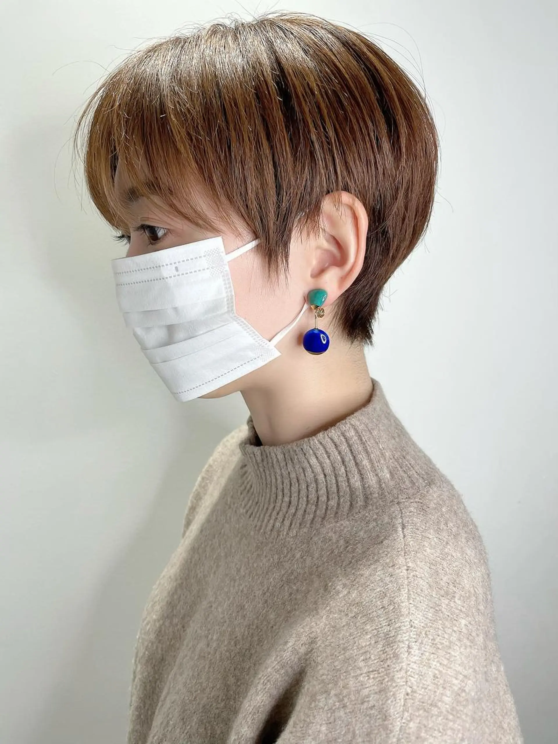 ショート シンプル+αな デザインを 松崎陸のヘアスタイル