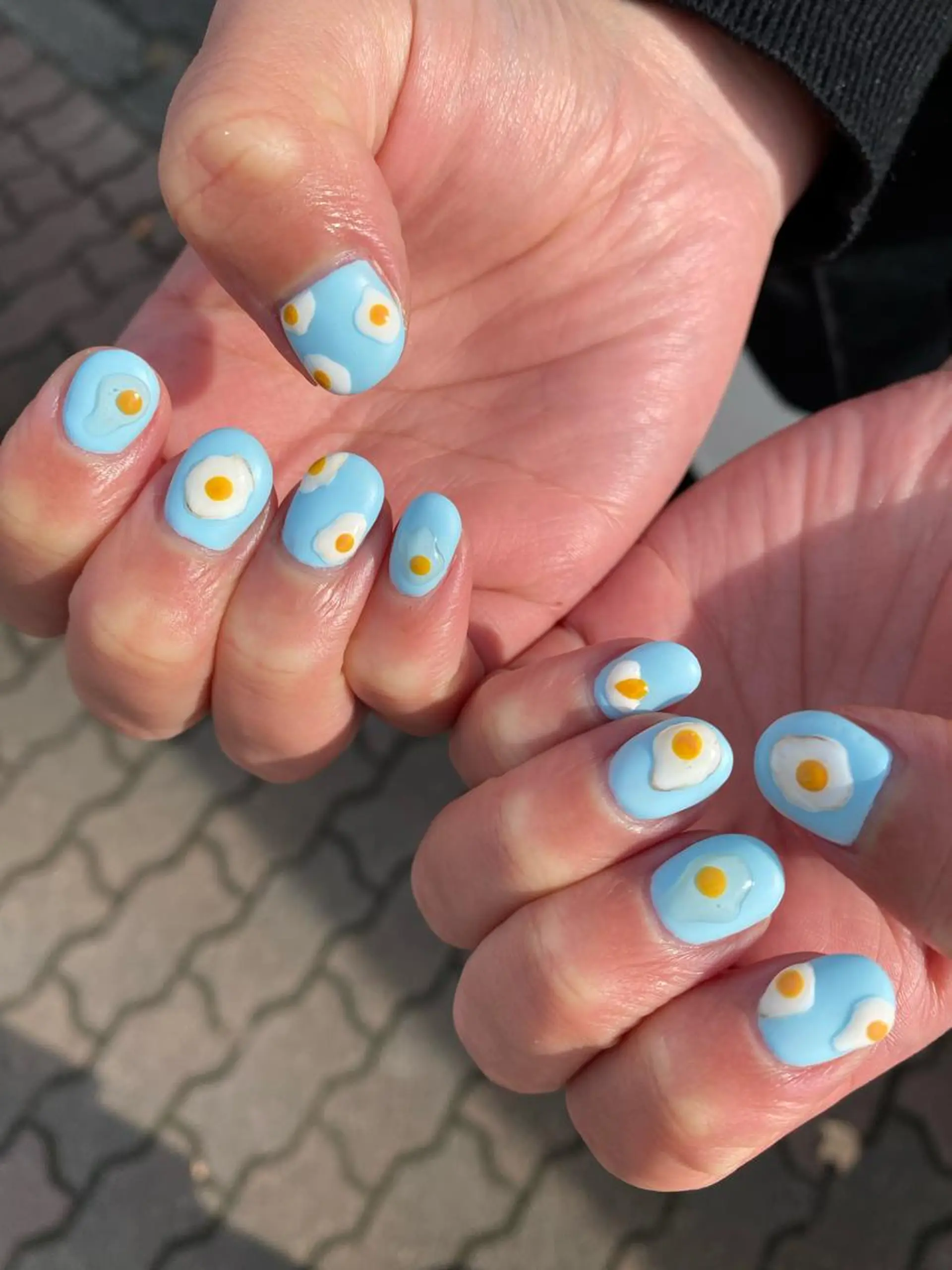 ショート カラー ネイル アートネイル 持ち込み Nailsalon Calmeのネイルデザイン