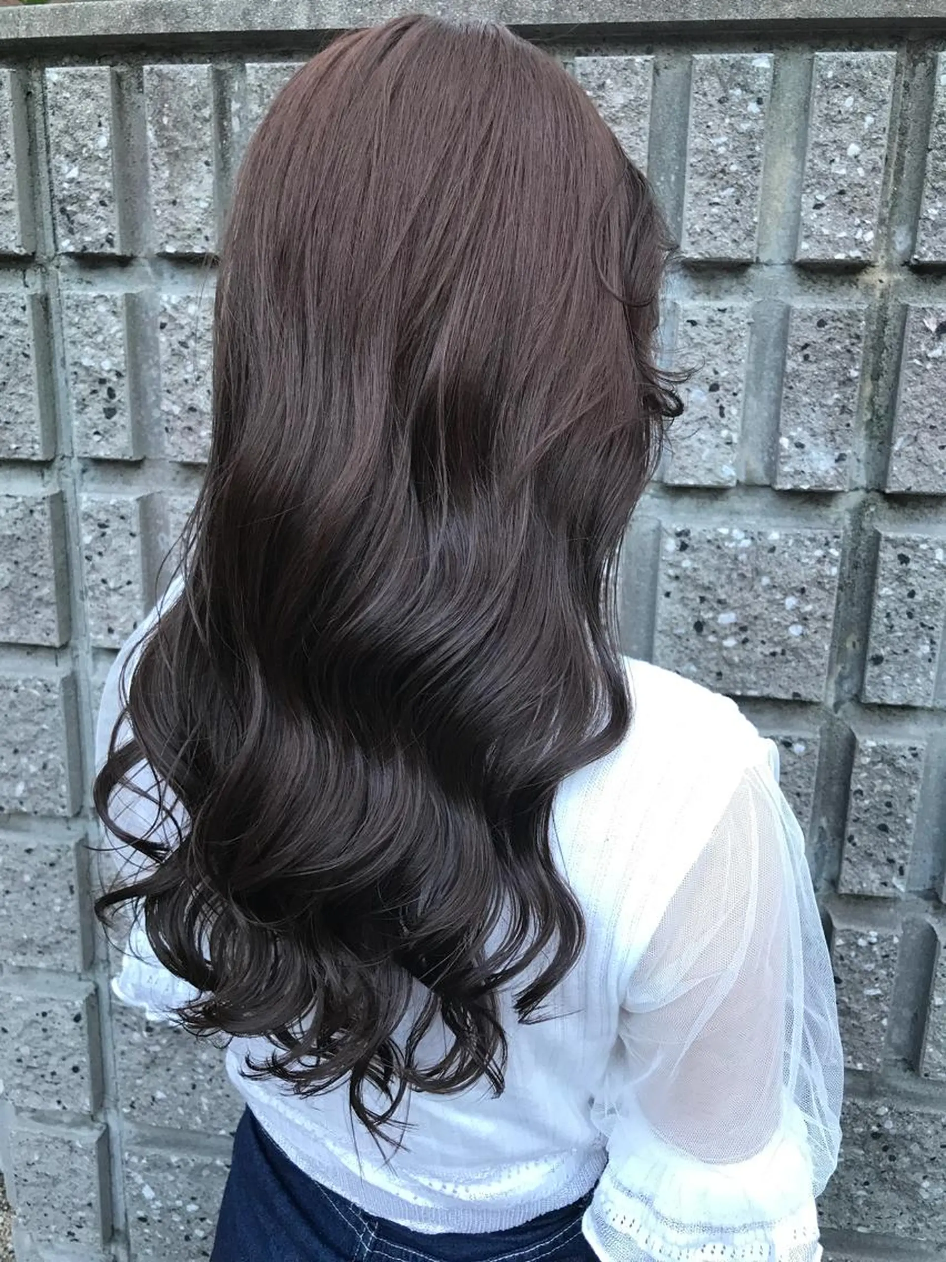 ロング カラー 韓国風ヘア ヘアカラー トリートメント レイヤー/顔周り /AKARIのヘアスタイル