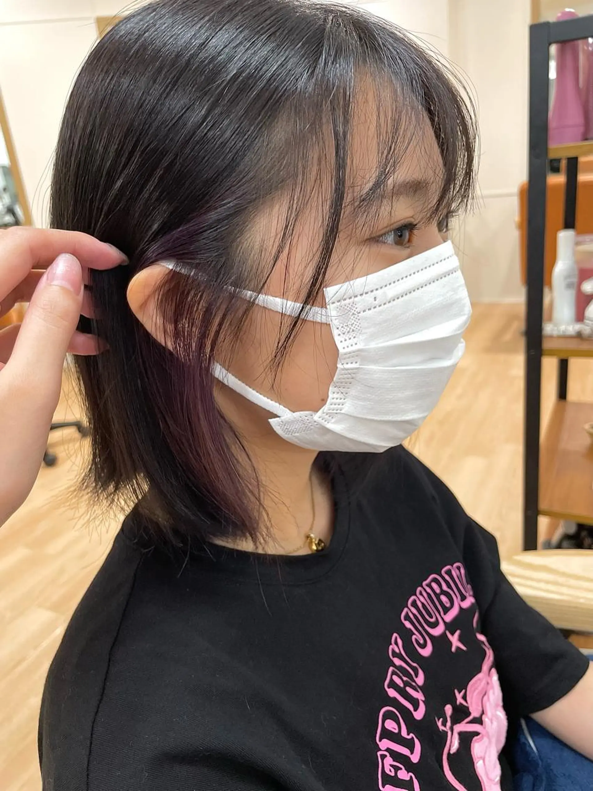 ミディアム 柔らかブラウン/栄/ tomitaのヘアスタイル