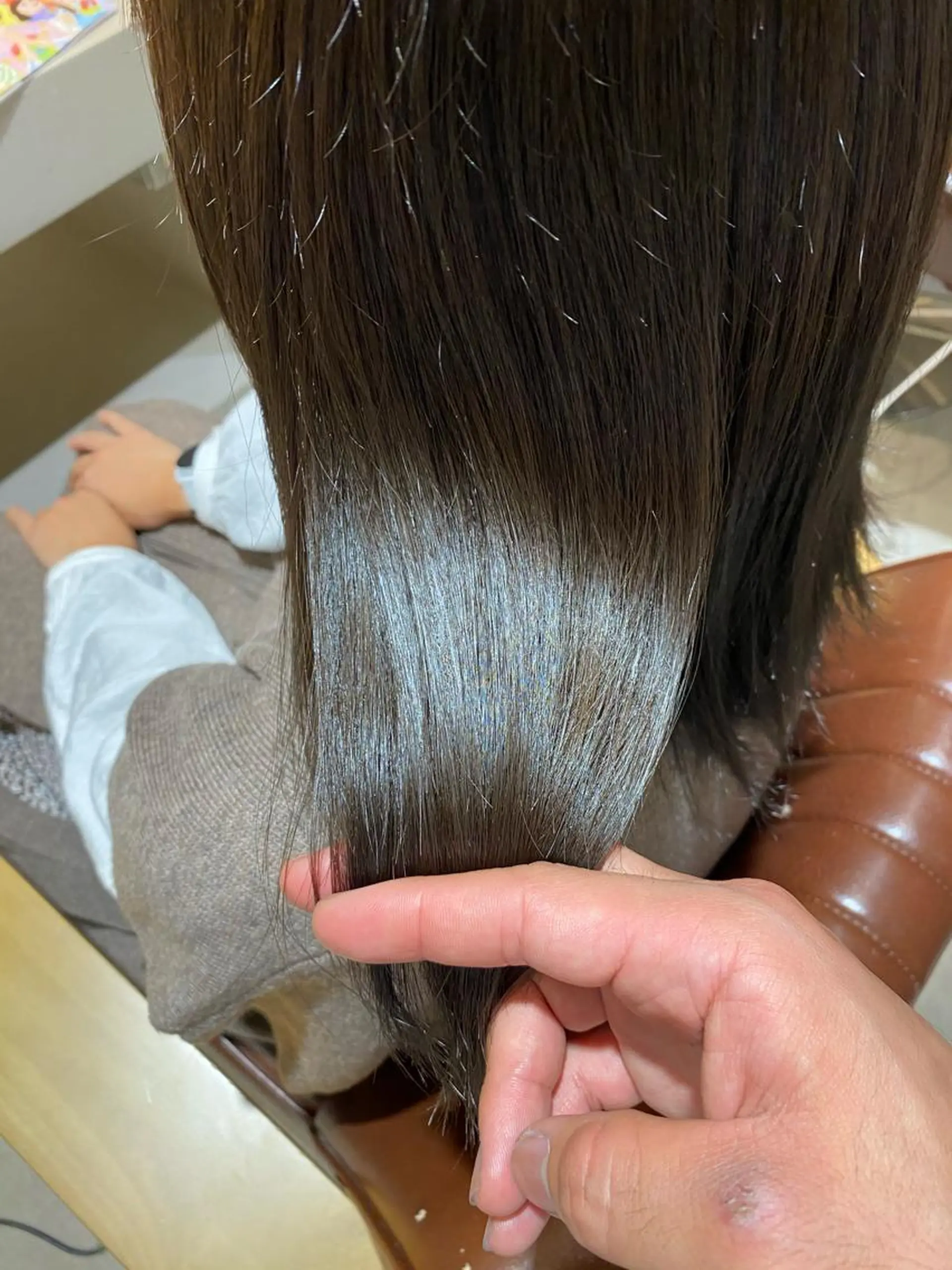 セミロング カラー ヘアアレンジ ネイル マツエク・マツパ 夜23時まで予約🉑 reverieあきらのヘアスタイル