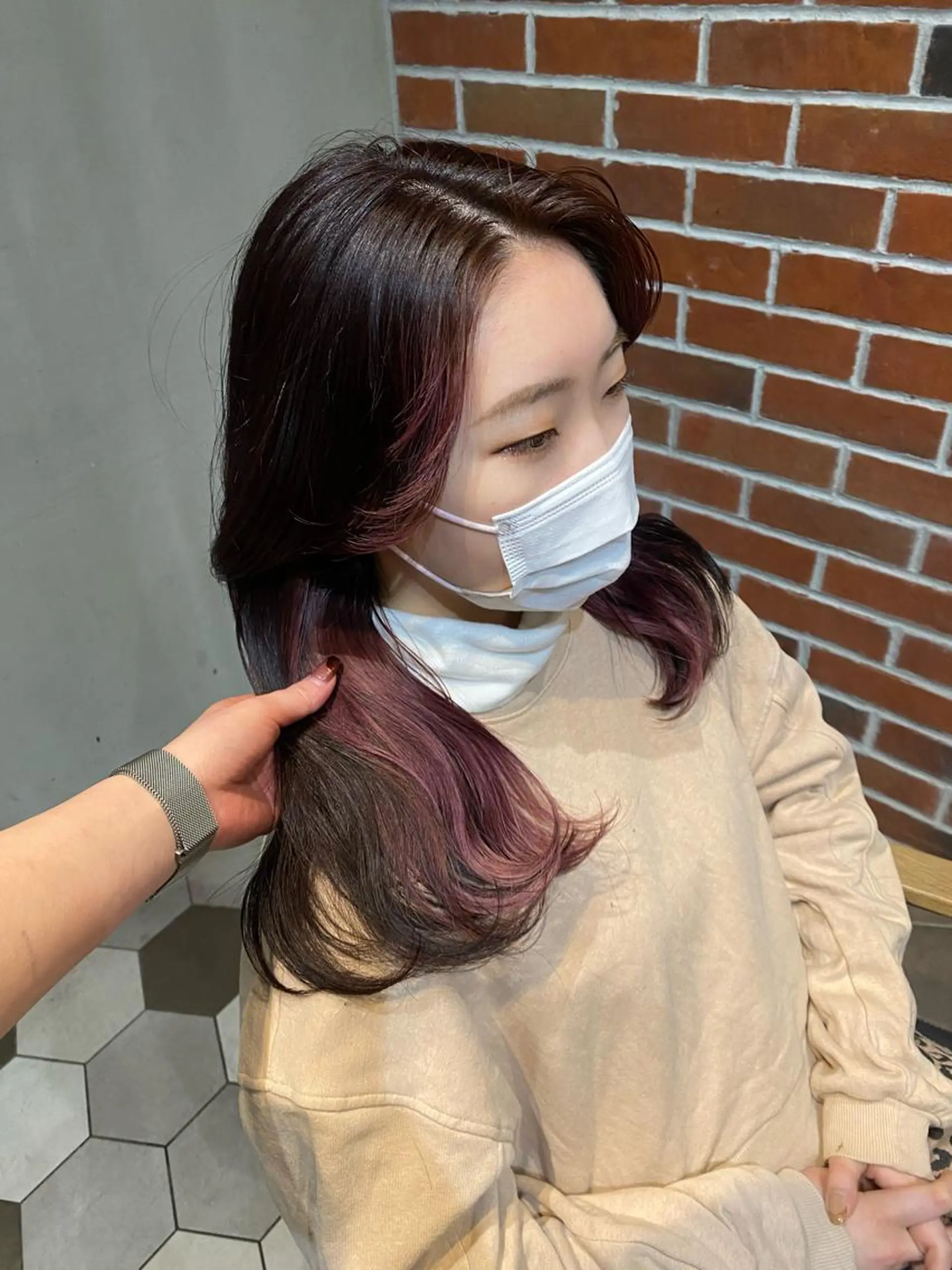 ロング 髪質改善韓国レイヤー SHIORI🦋のヘアスタイル