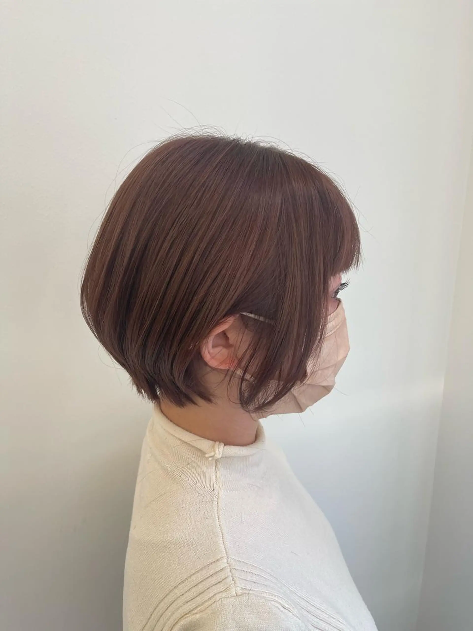 ショート カラー emi/髪質改善/ 韓国風/艶カラーのヘアスタイル