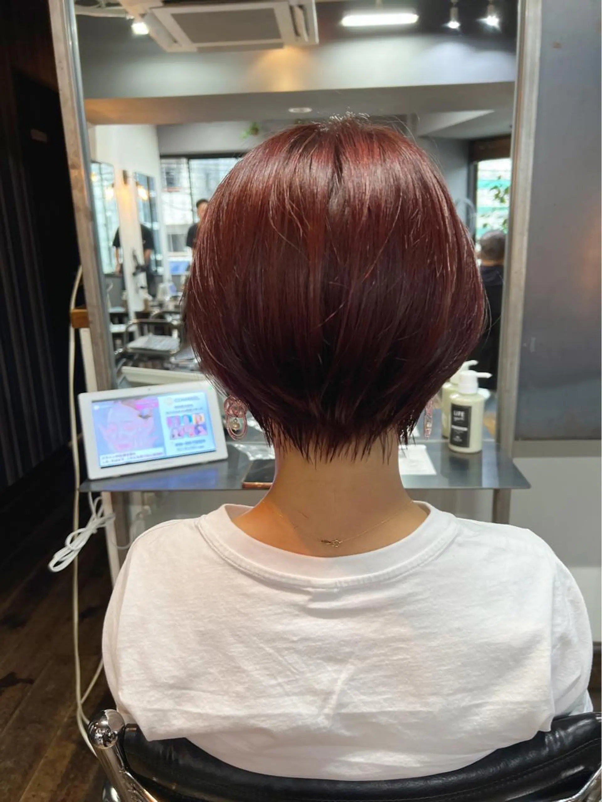 ショート カラー ヘアアレンジ ✨前田 優・2拠点✨ ✨恵比寿・札幌店✨のヘアスタイル