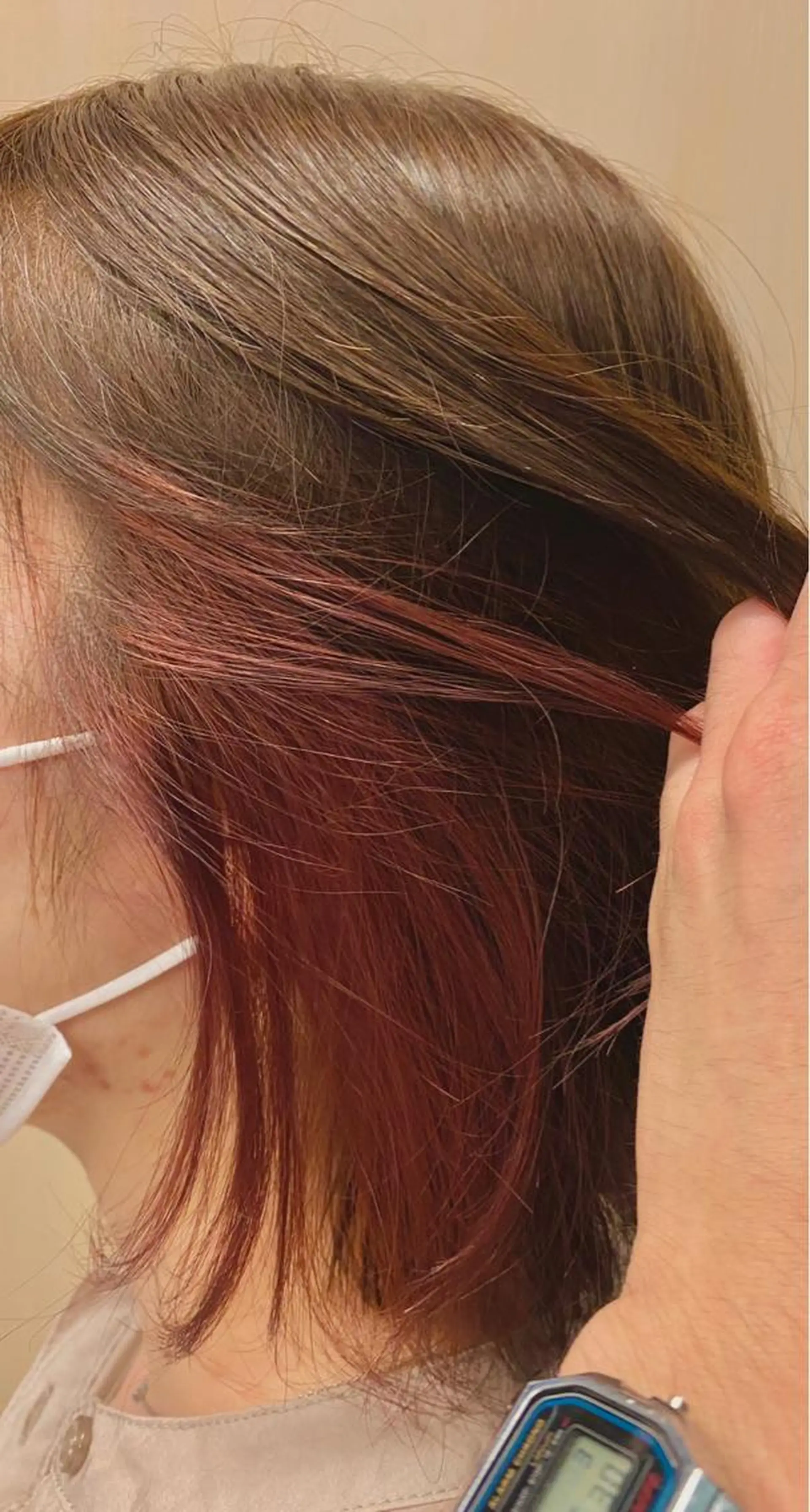 ミディアム カラー 町田 甲陽のヘアスタイル