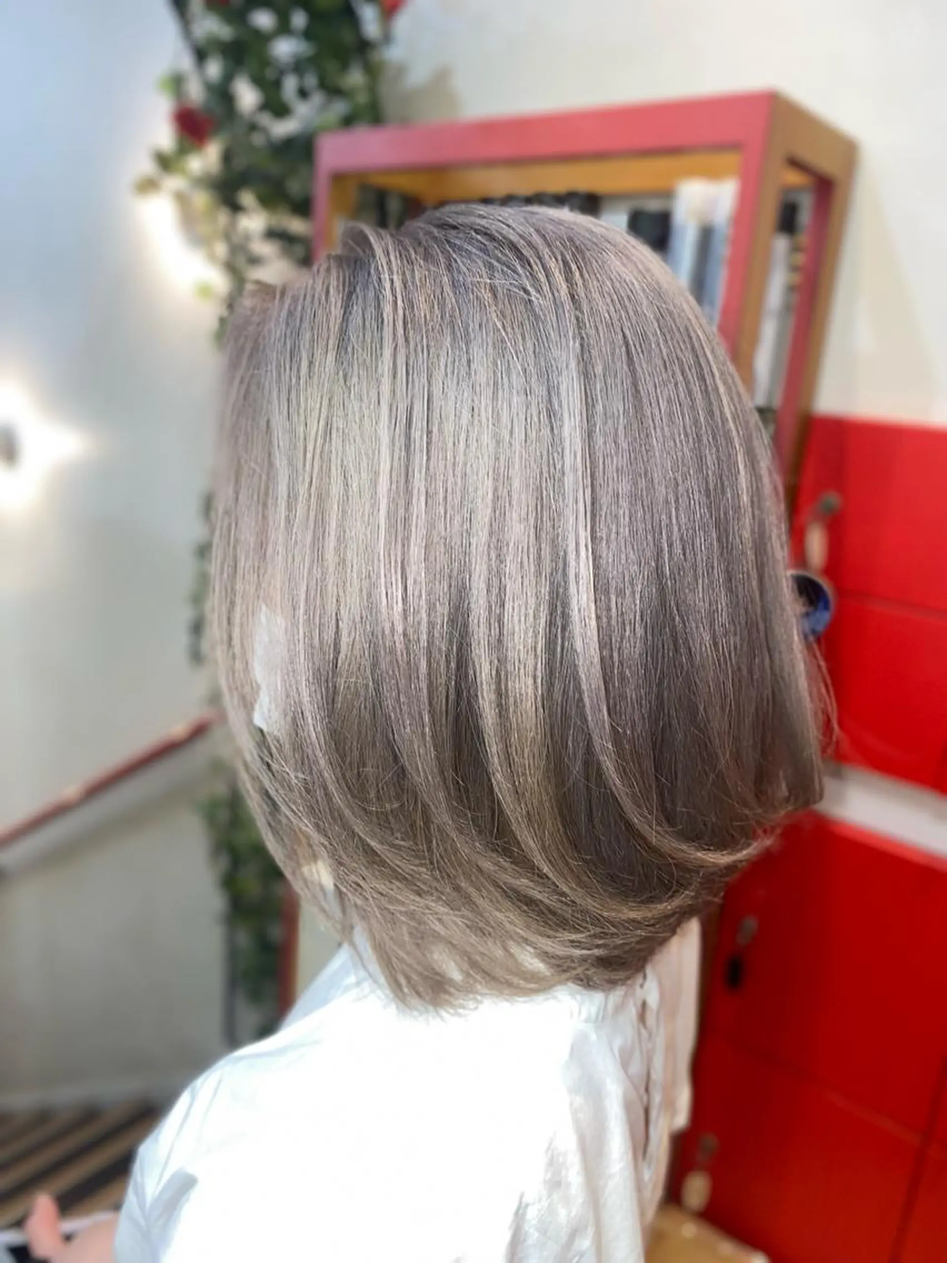 ミディアム ヘアカラー ゆぴ☾‪/推しカラー /ハイトーンのヘアスタイル