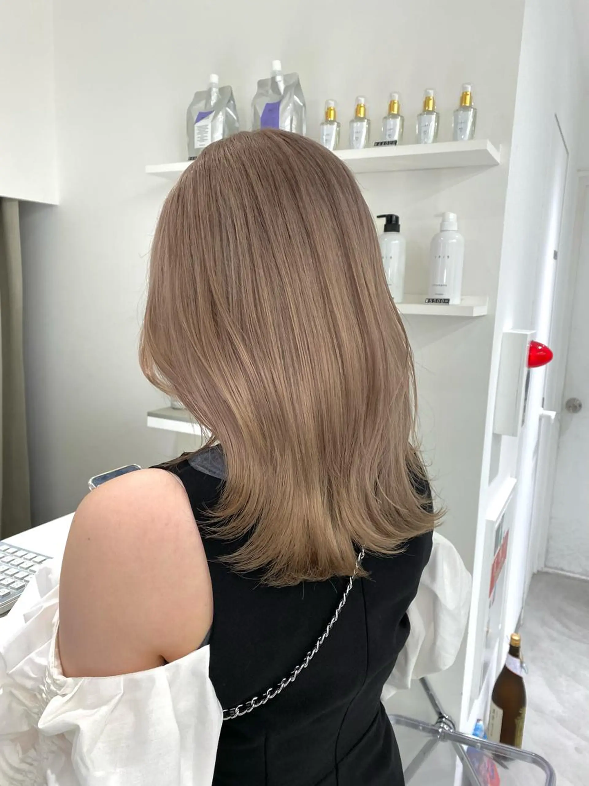 カラー kumon ayu ブリーチ/ハイトーンのヘアスタイル