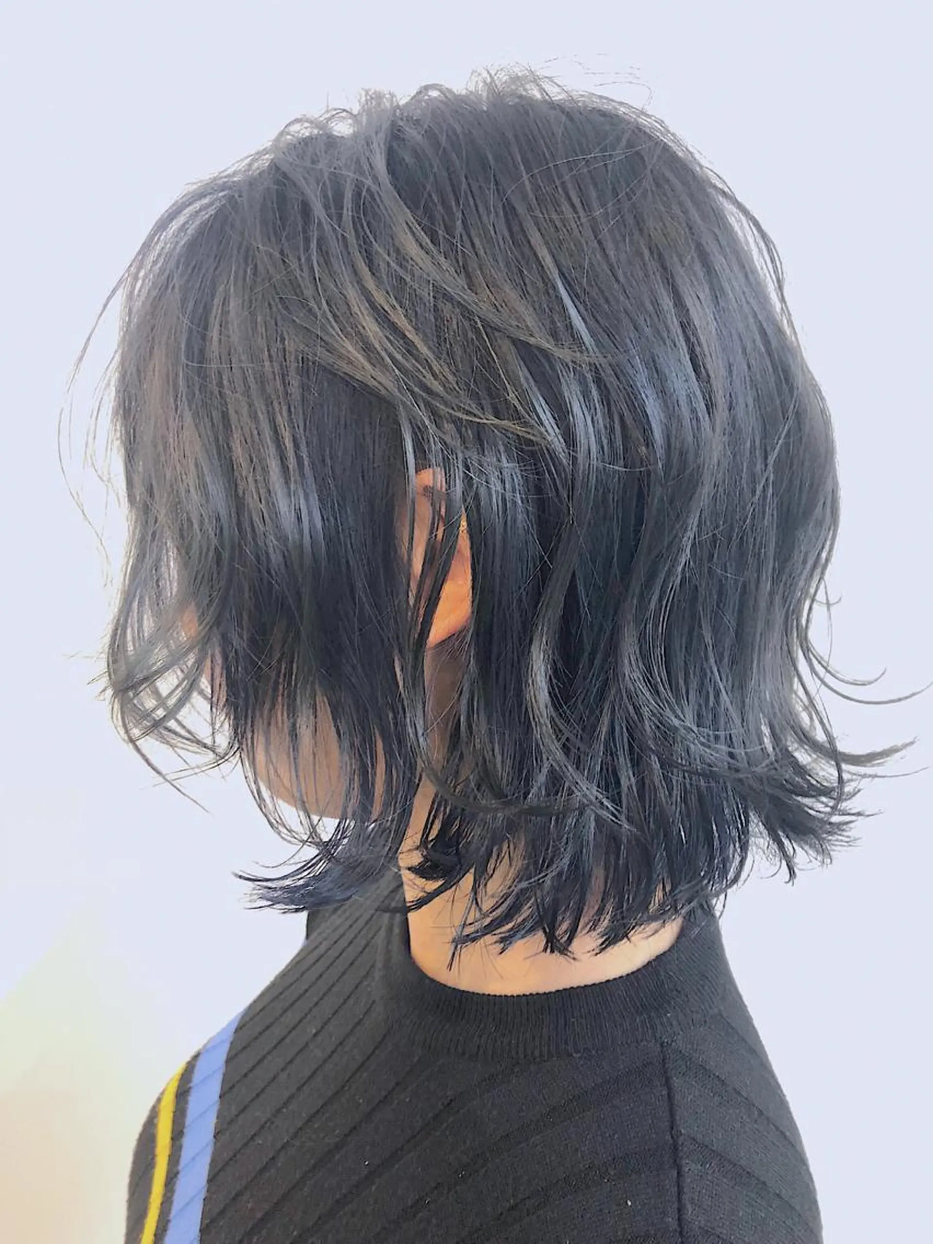 ショート カラー ブルーカラー ブルージュ カット ヘアカラー トリートメント ヘアセット 360°キレイな ショートカットのヘアスタイル