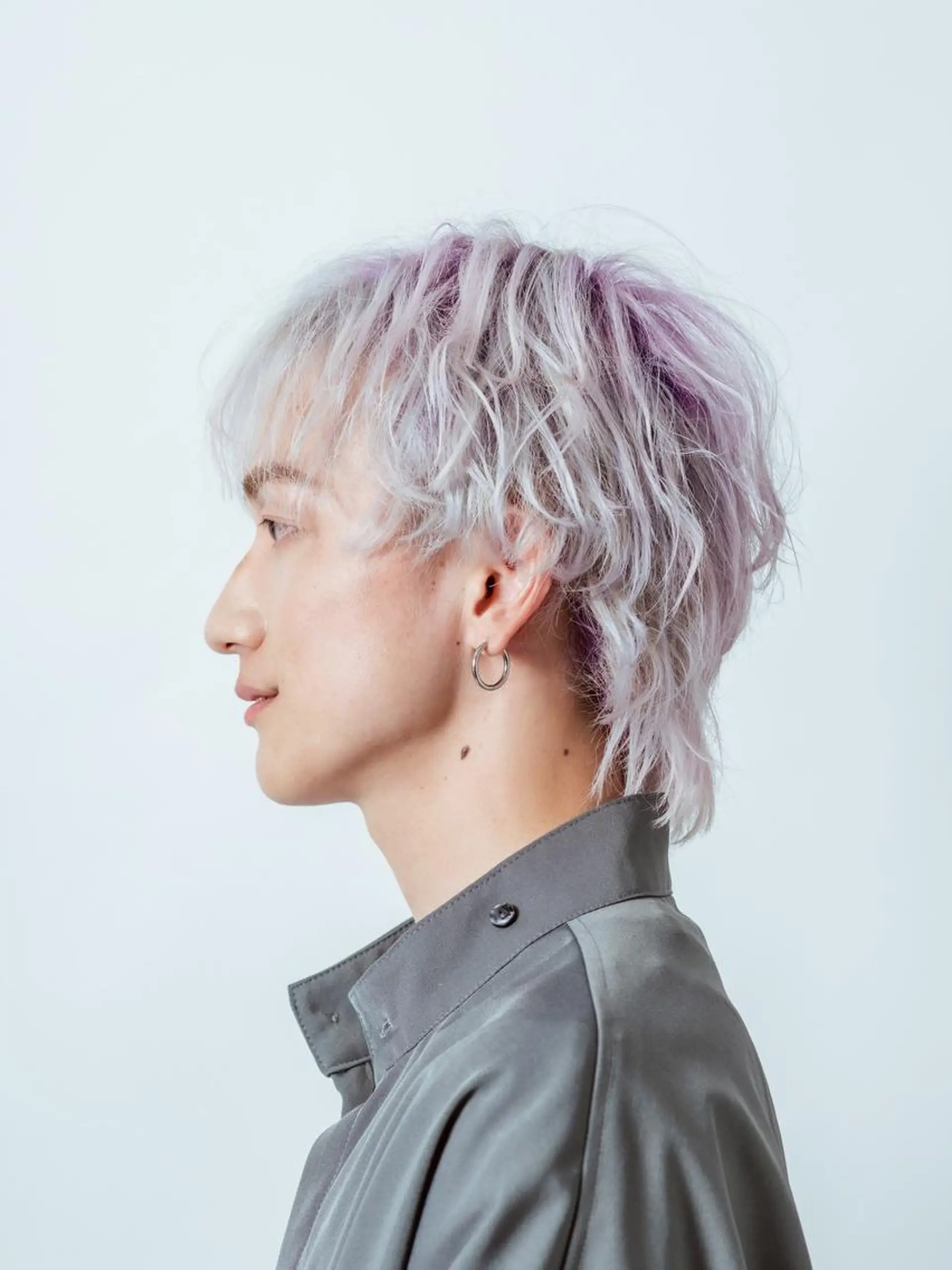 メンズ カット パーマ 小栗 柊翔のヘアスタイル