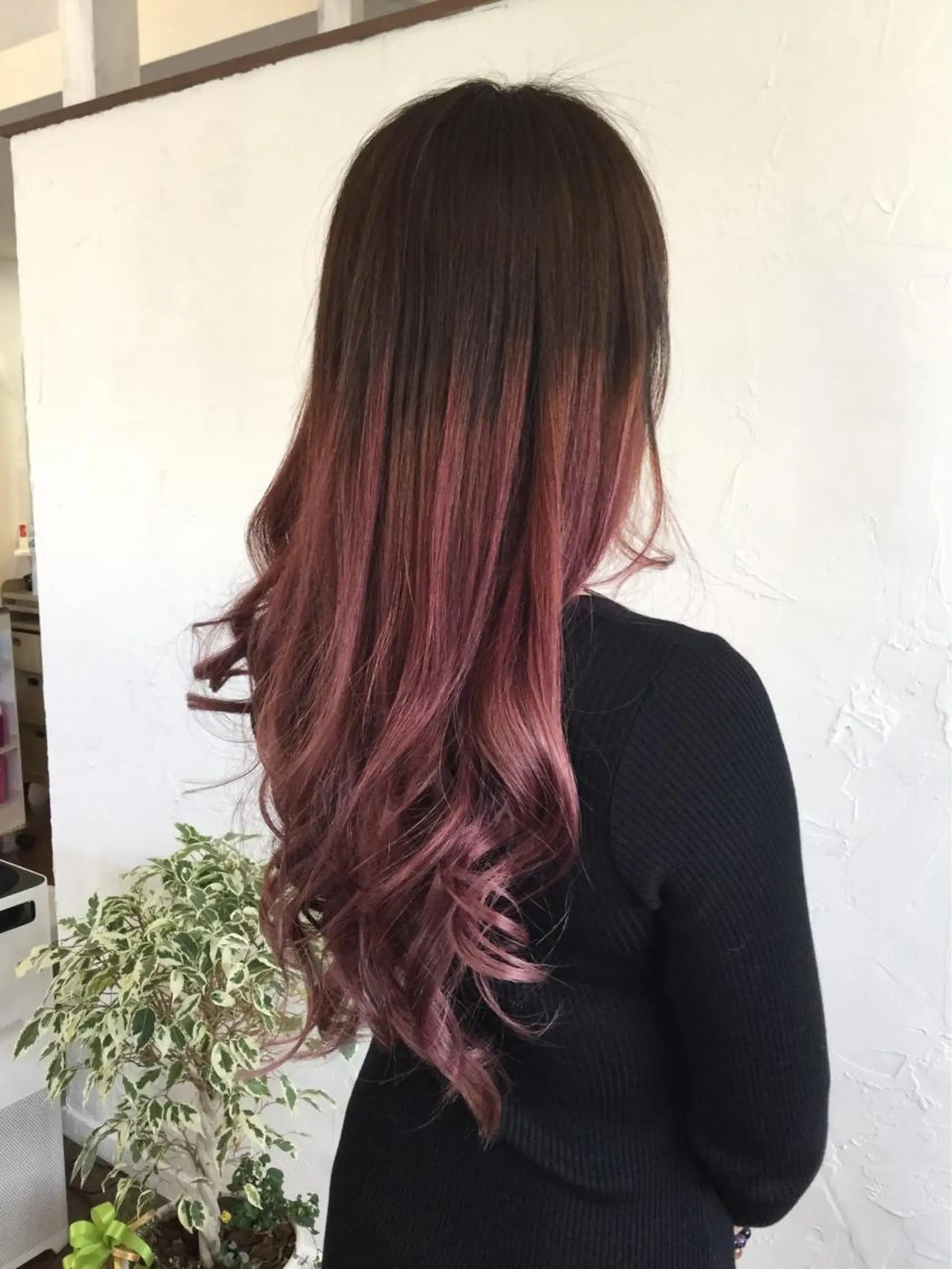 ロング カラー ヘアアレンジ Add9 久保田 陽代のヘアスタイル