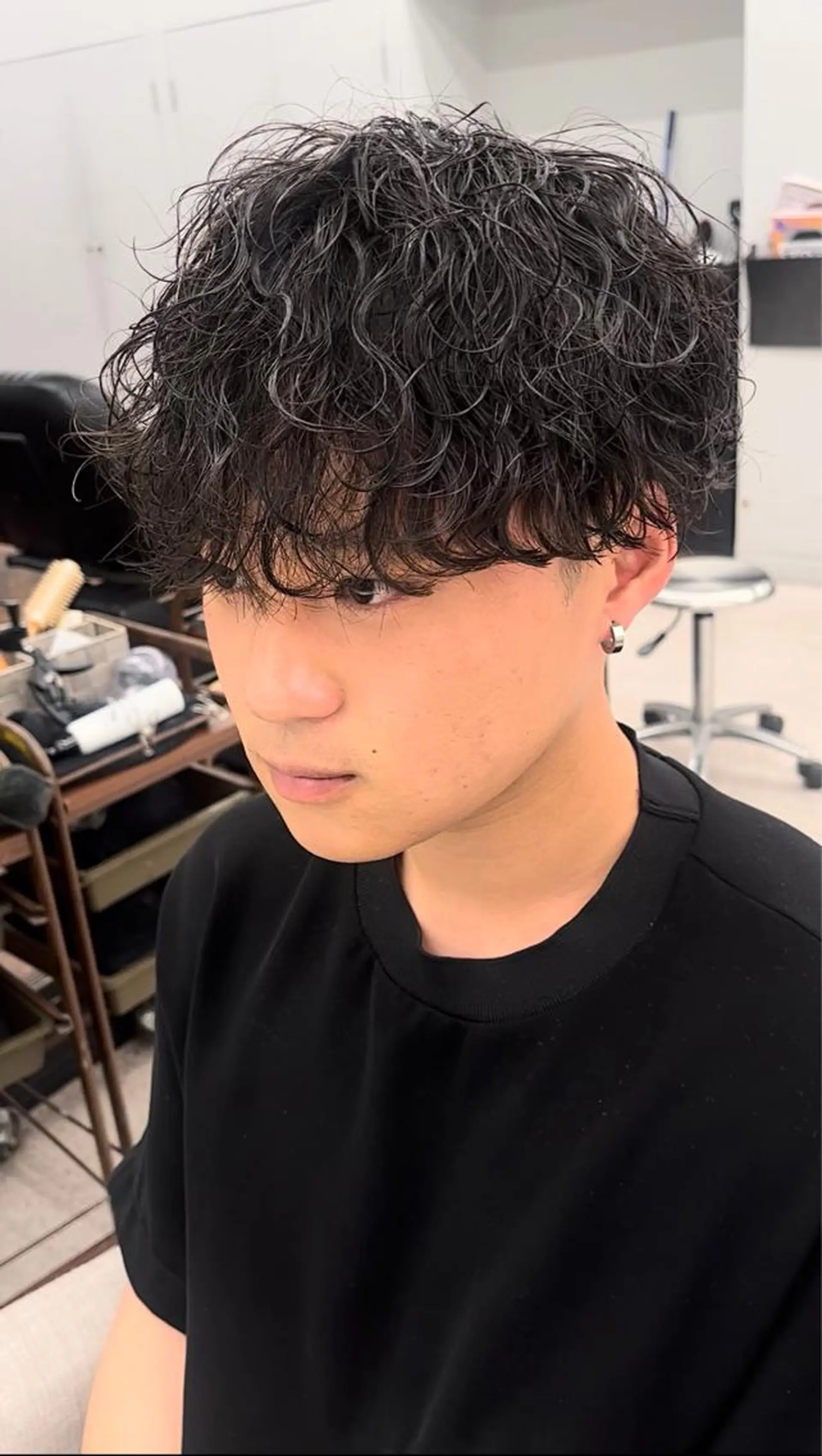 パーマ メンズ カット パーマ 🍐シャドウパーマ メンズ特化/守岡🍐のヘアスタイル