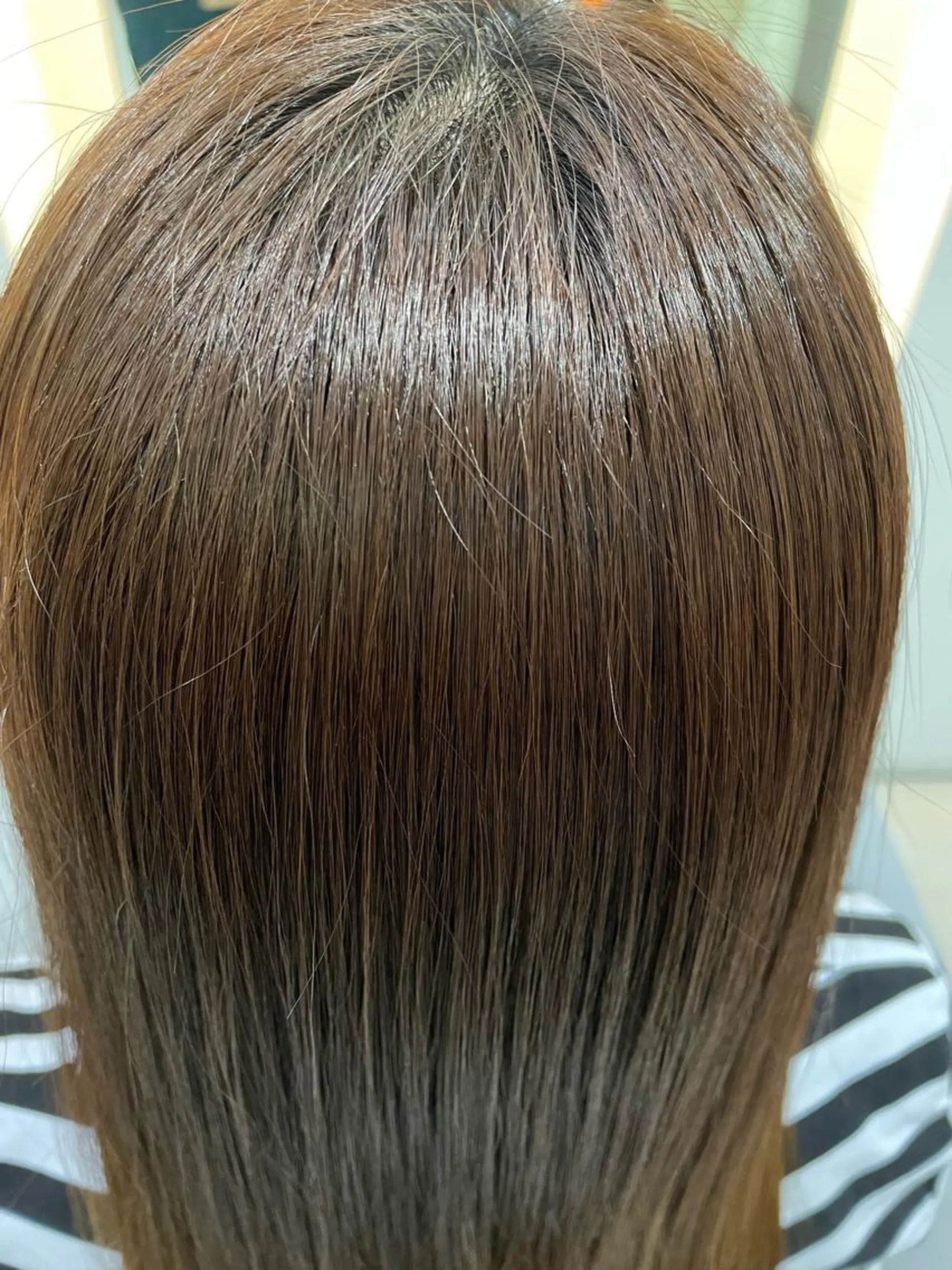 ミディアム カラー パーマ 縮毛矯正 堀井 凌平のヘアスタイル