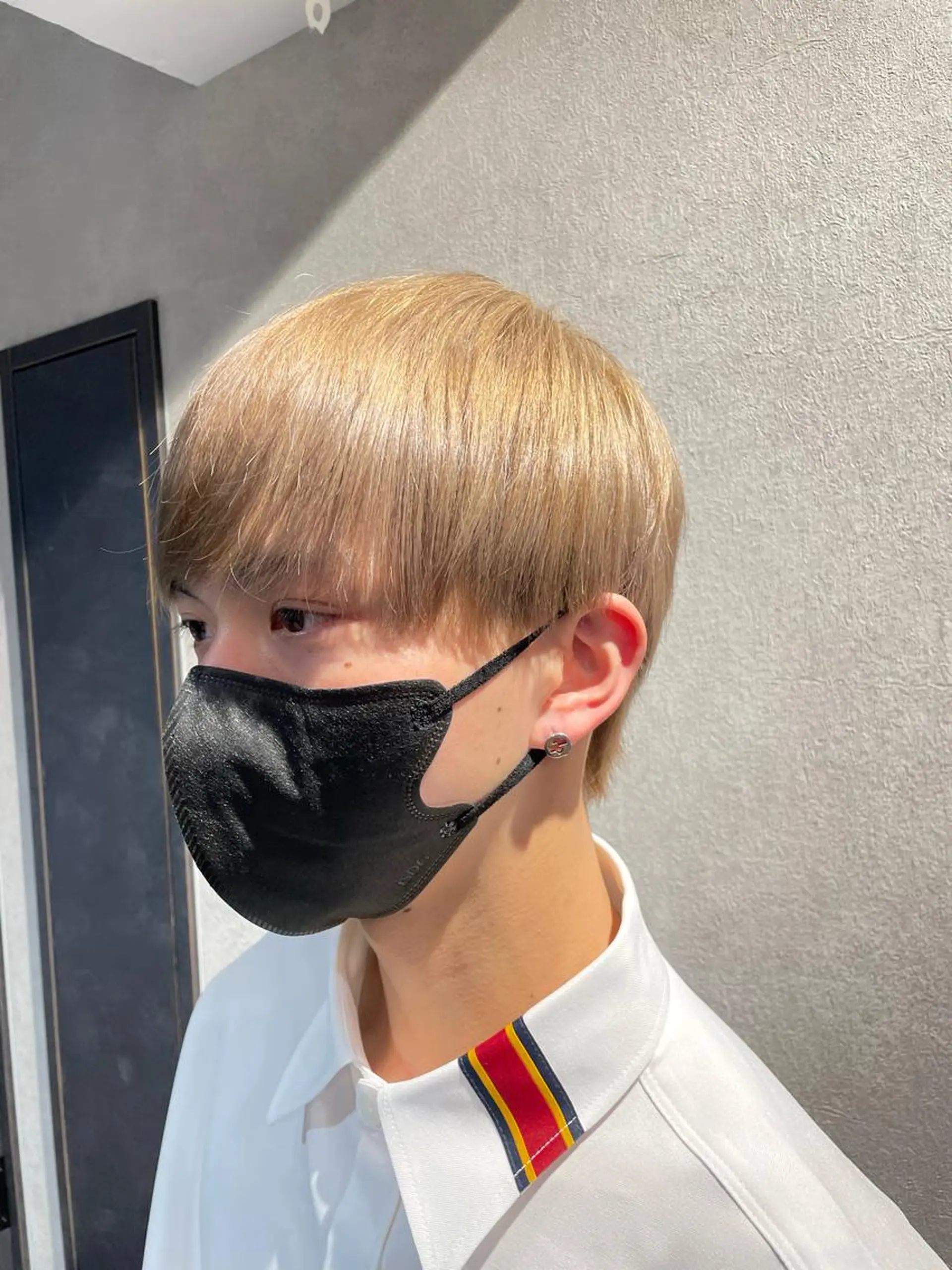 ショート カラー メンズ 宮下 弦也のヘアスタイル