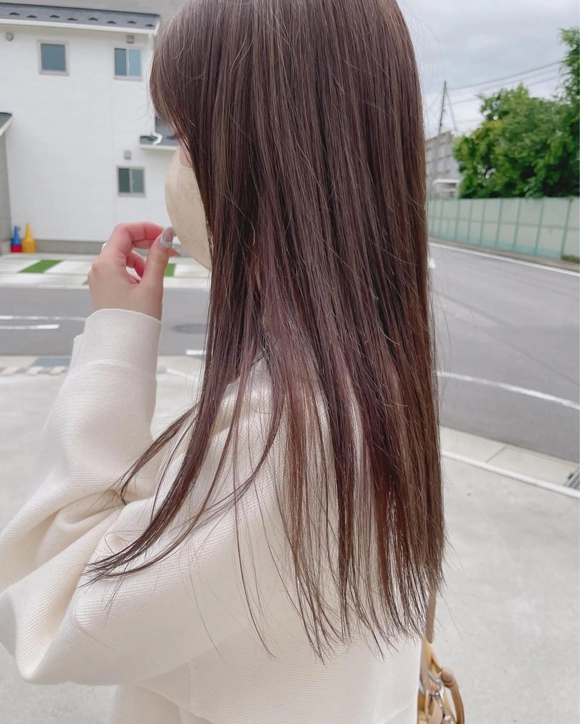 ロング カット ヘアカラー トリートメント milk所属・キノシタ マユのヘアスタイル