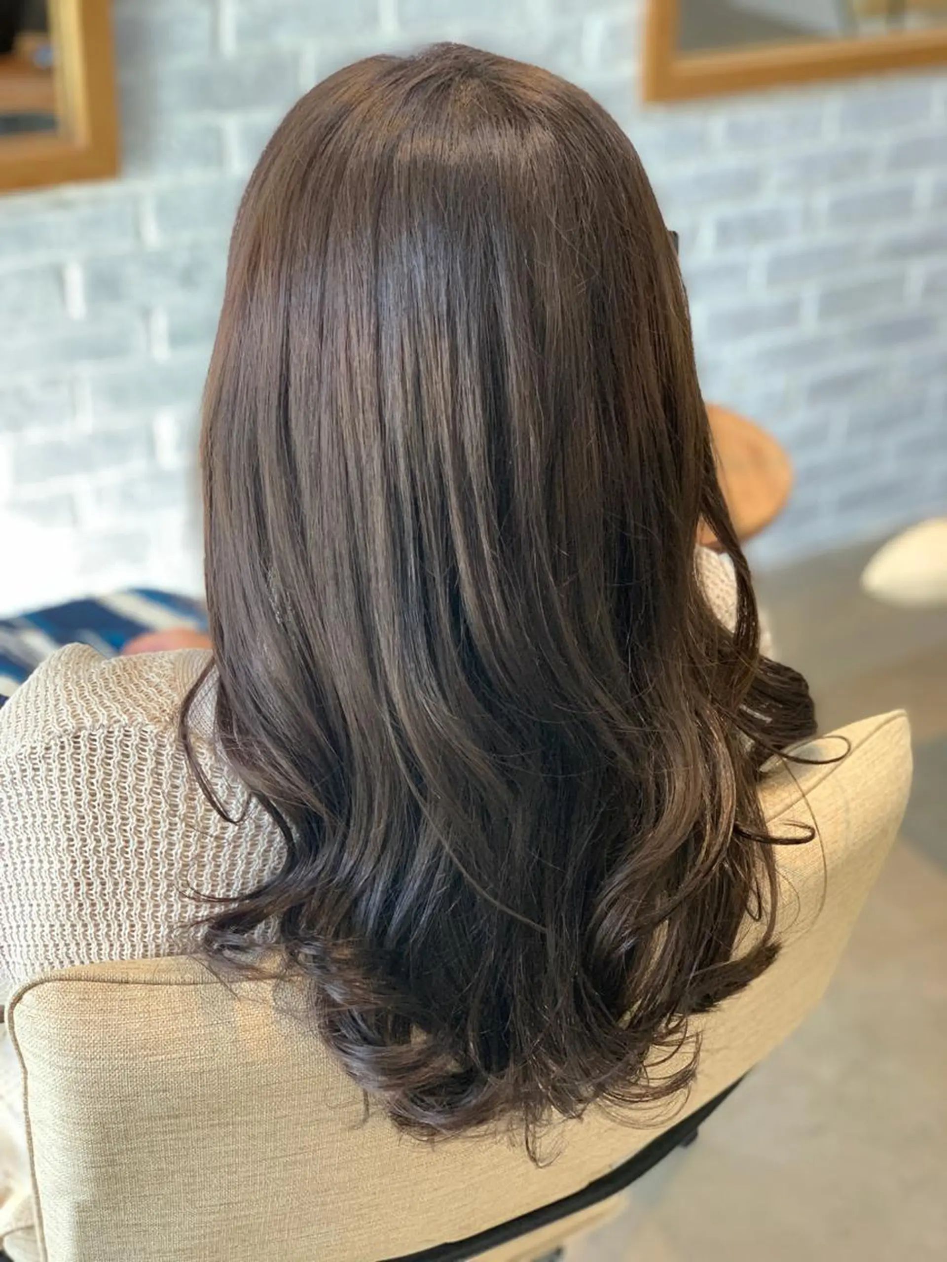 ロング カラー カット ヘアカラー 向井 優汰のヘアスタイル