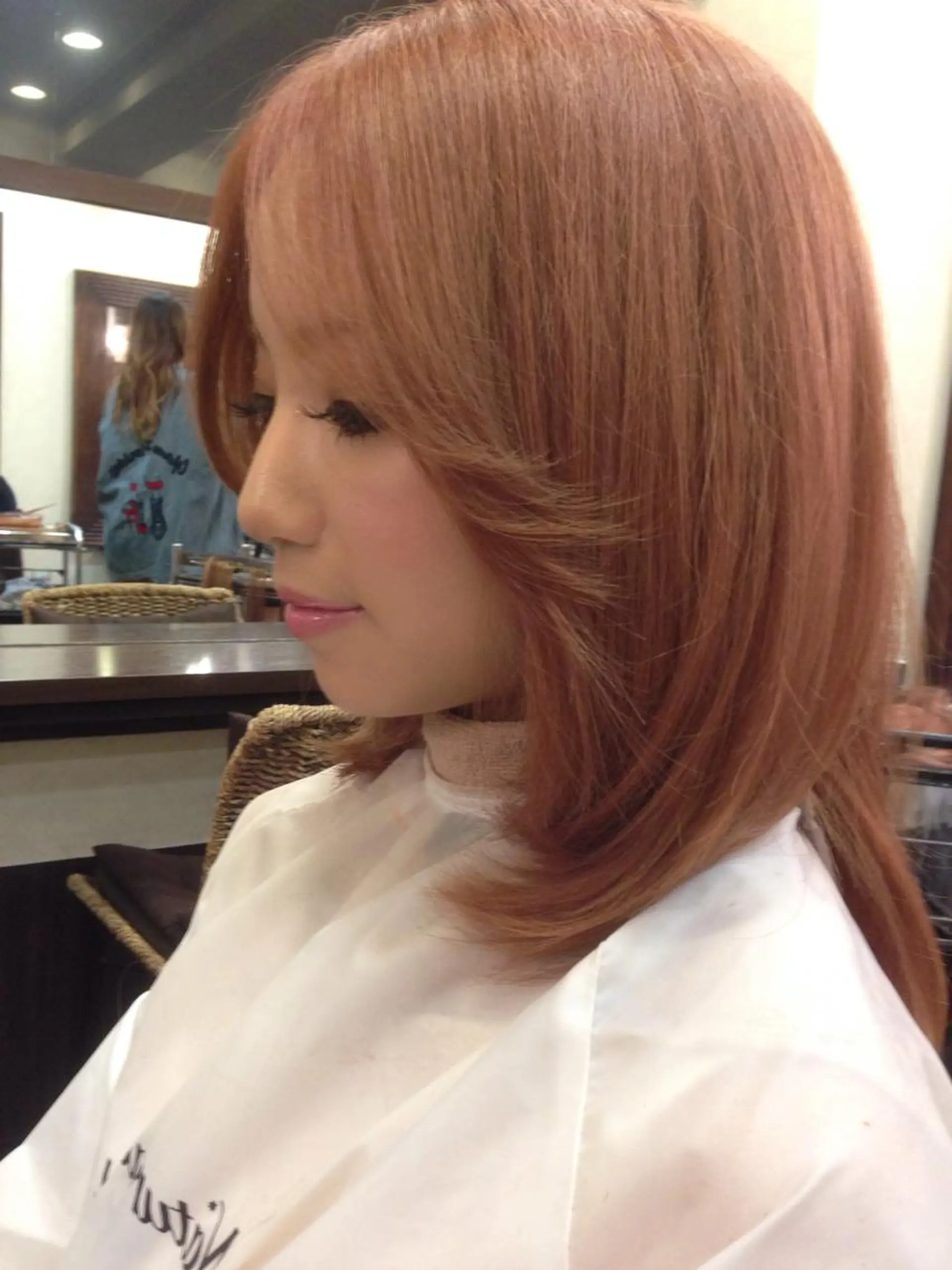 ミディアム カラー ボブ 佐野 智史のヘアスタイル