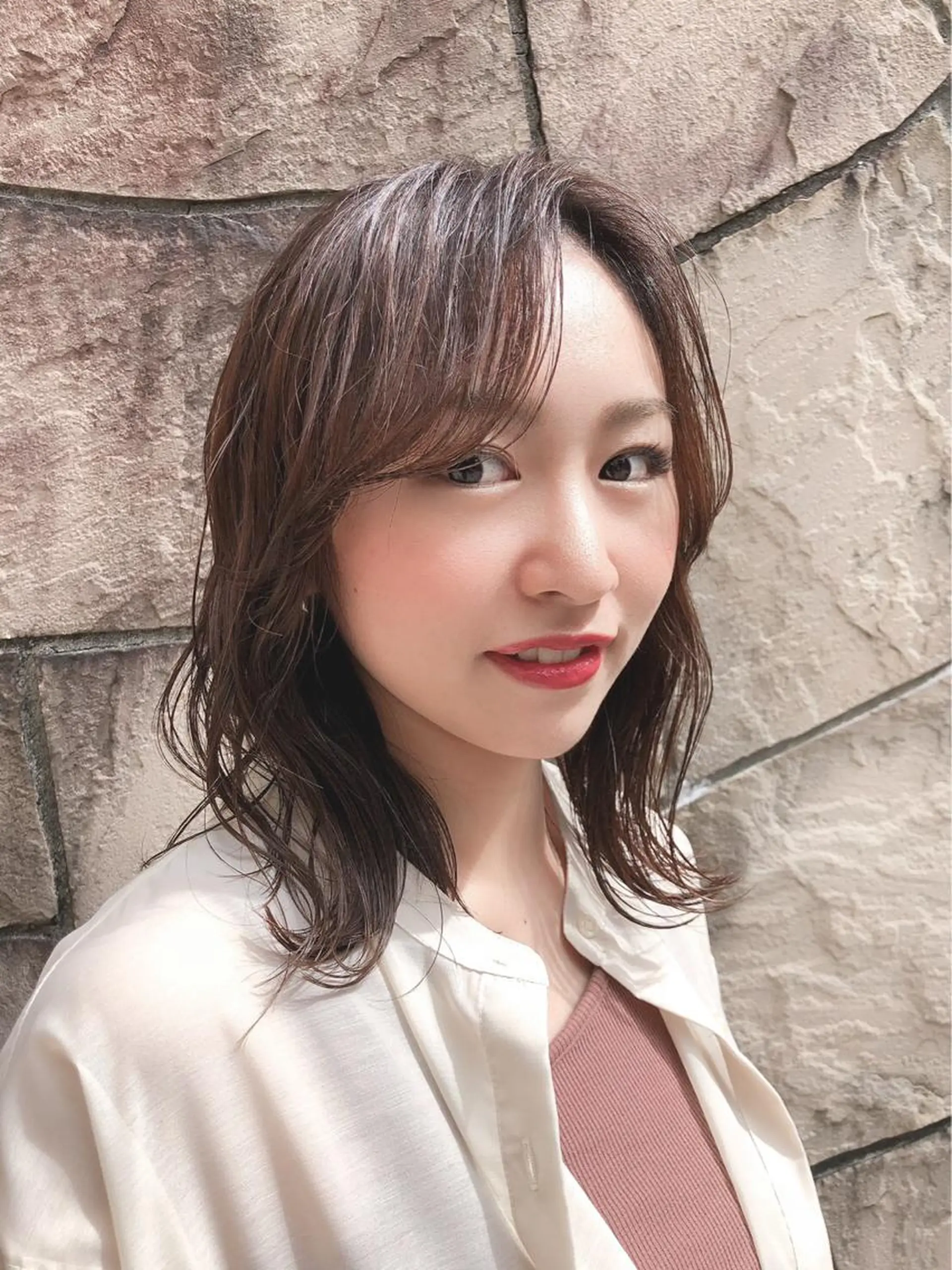 セミロング レイヤーカット カット ヘアカラー トリートメント ヘッドスパ 魅力引き出しUP😉 ✂︎吉田尚矢✂︎のヘアスタイル
