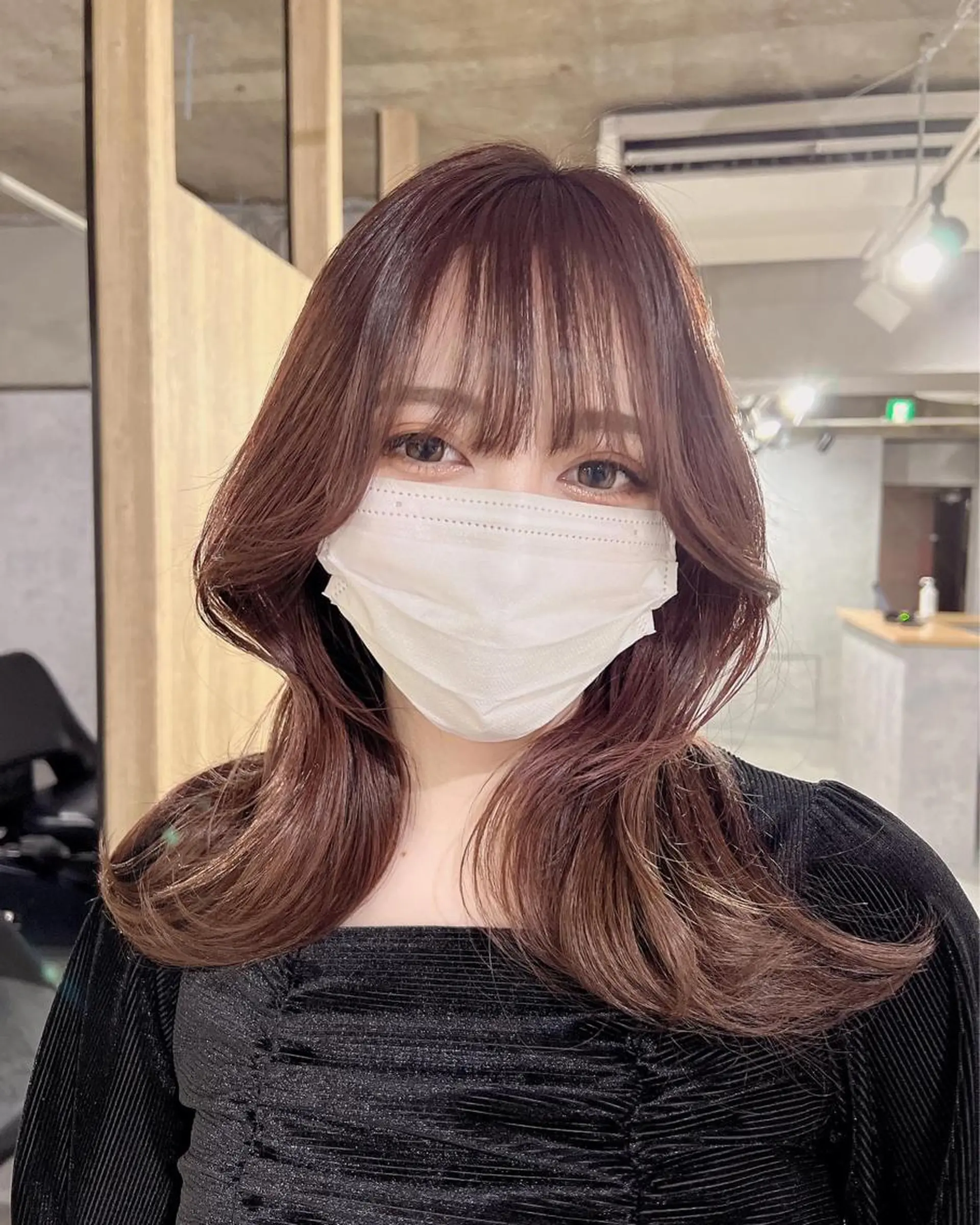 セミロング カラー 韓国レイヤー/ 顔周り💕田中将吾のヘアスタイル