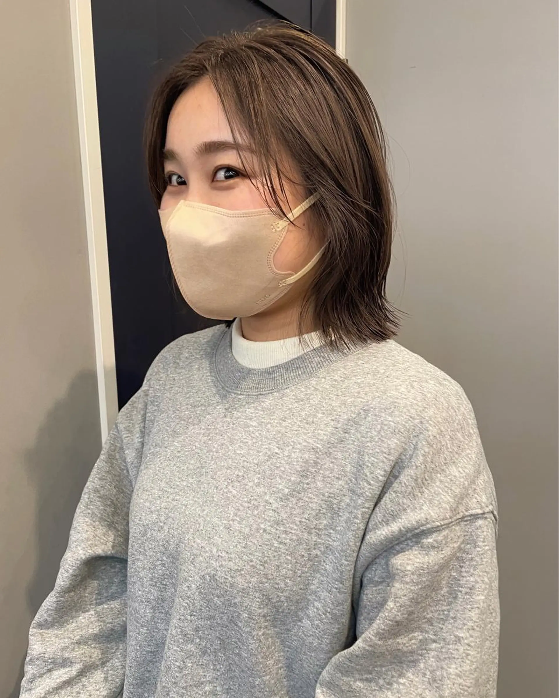 ショート 顔まわりレイヤー レイヤーカット volta∞knot所属・狩野 羅夢のヘアスタイル