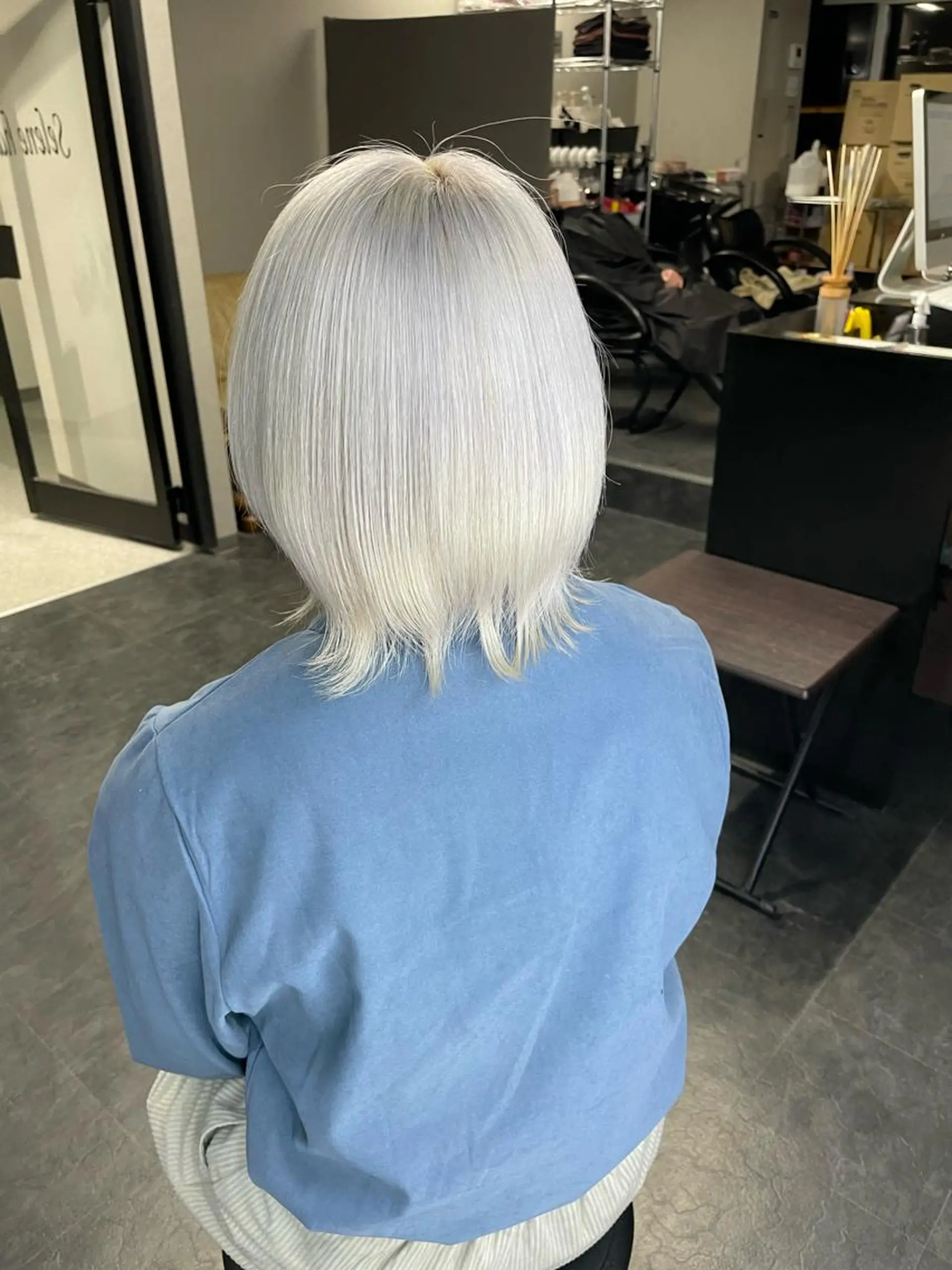 ショート 美髪矯正 蓮のヘアスタイル