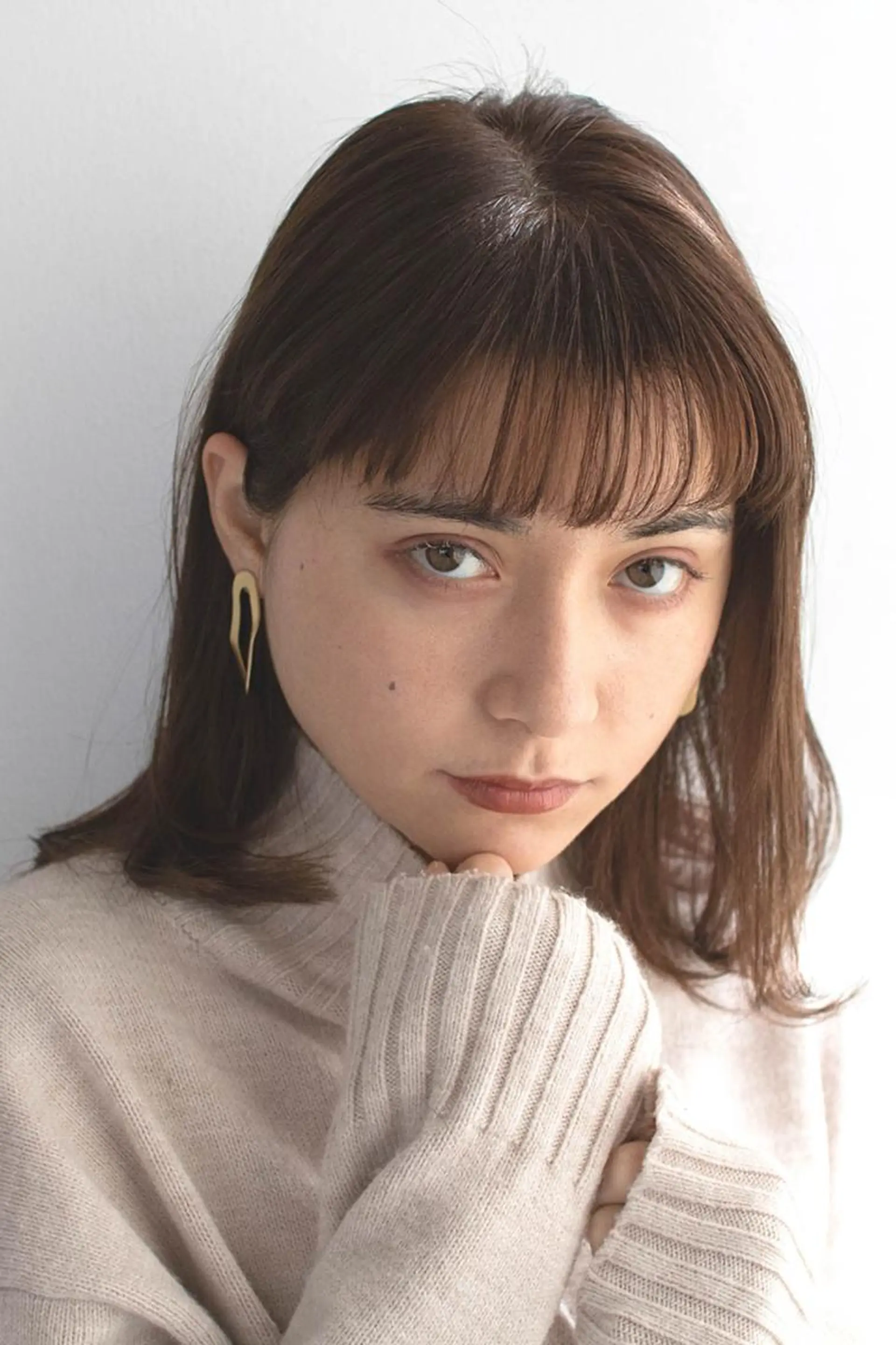 セミロング カラー ブリーチ ケアブリーチ ダブルカラー イヤリングカラー ハイライトカラー カット ヘアカラー トリートメント N° il duca 札幌のヘアスタイル