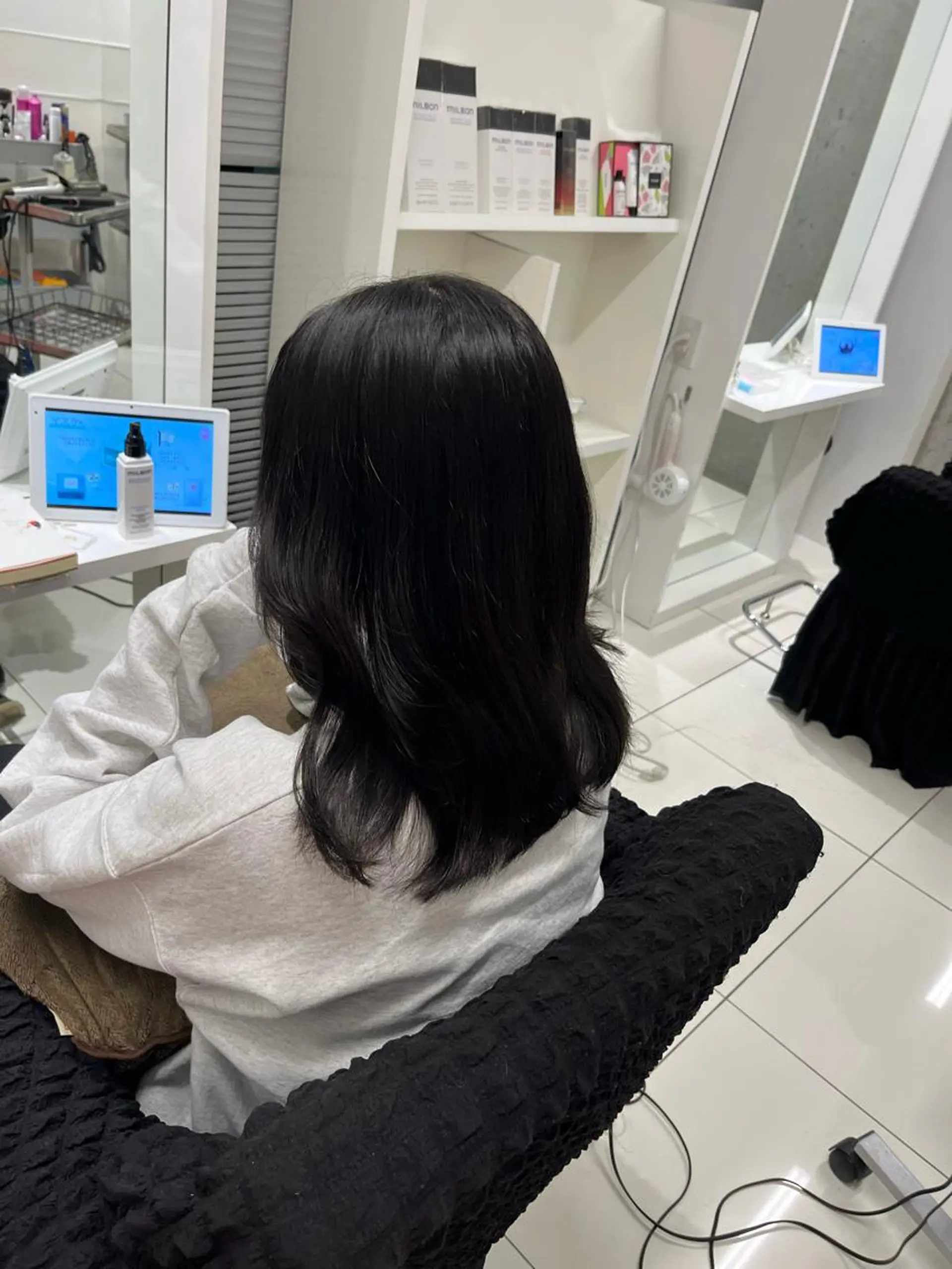 ミディアム カラー りおな/髪質改善/ カラー /平尾のヘアスタイル