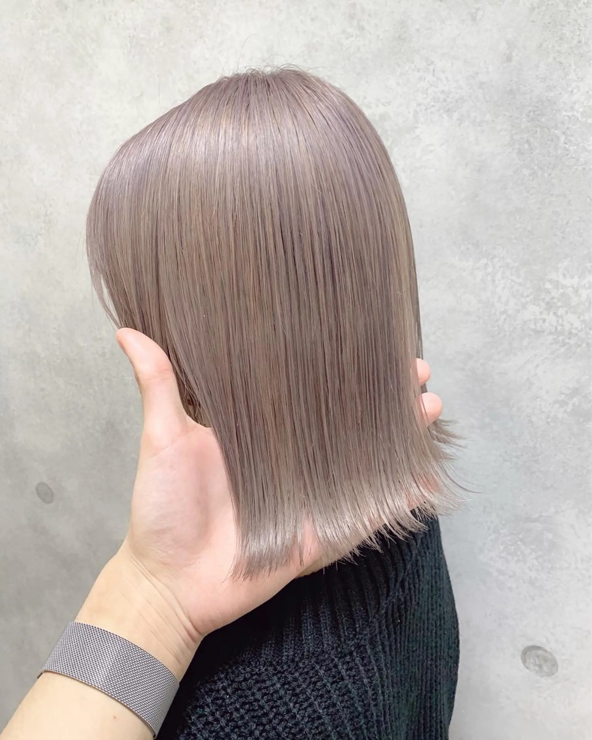 ミディアム カラー ベージュカラー ブリーチ ケアブリーチ ホワイトベージュ ブリーチソムリエ認定 梅田茶屋町Eir辻のヘアスタイル