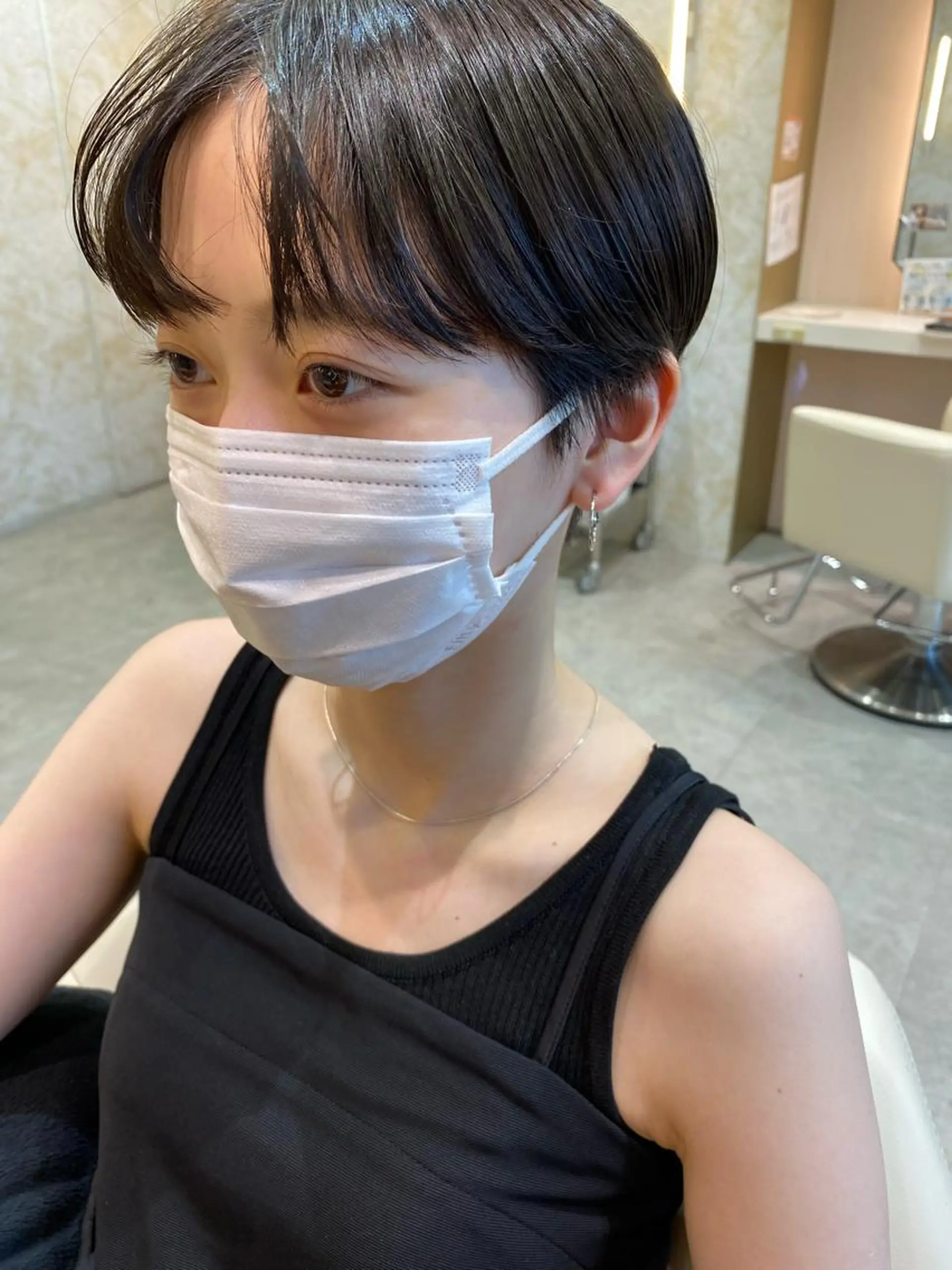 ショート 店長/mao/ 前髪/顔周りカットのヘアスタイル