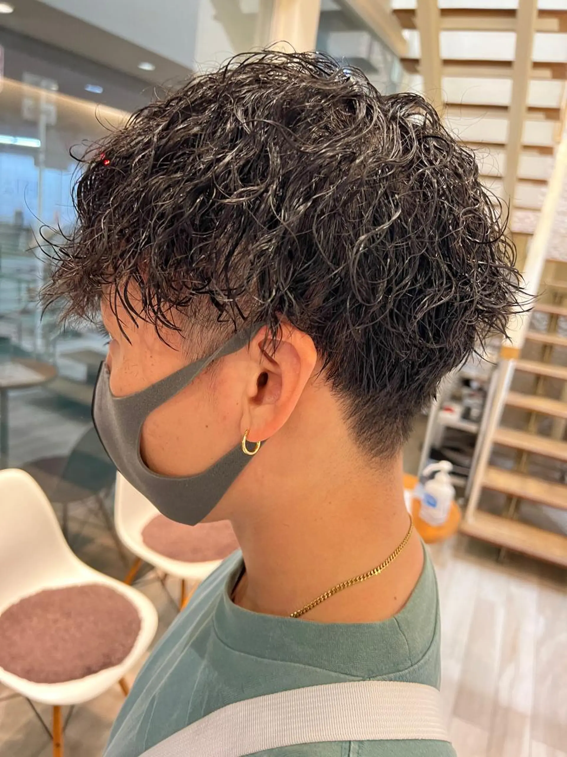 パーマ メンズ Ore🫧タナカマヤ /柔らかい質感カラーのヘアスタイル