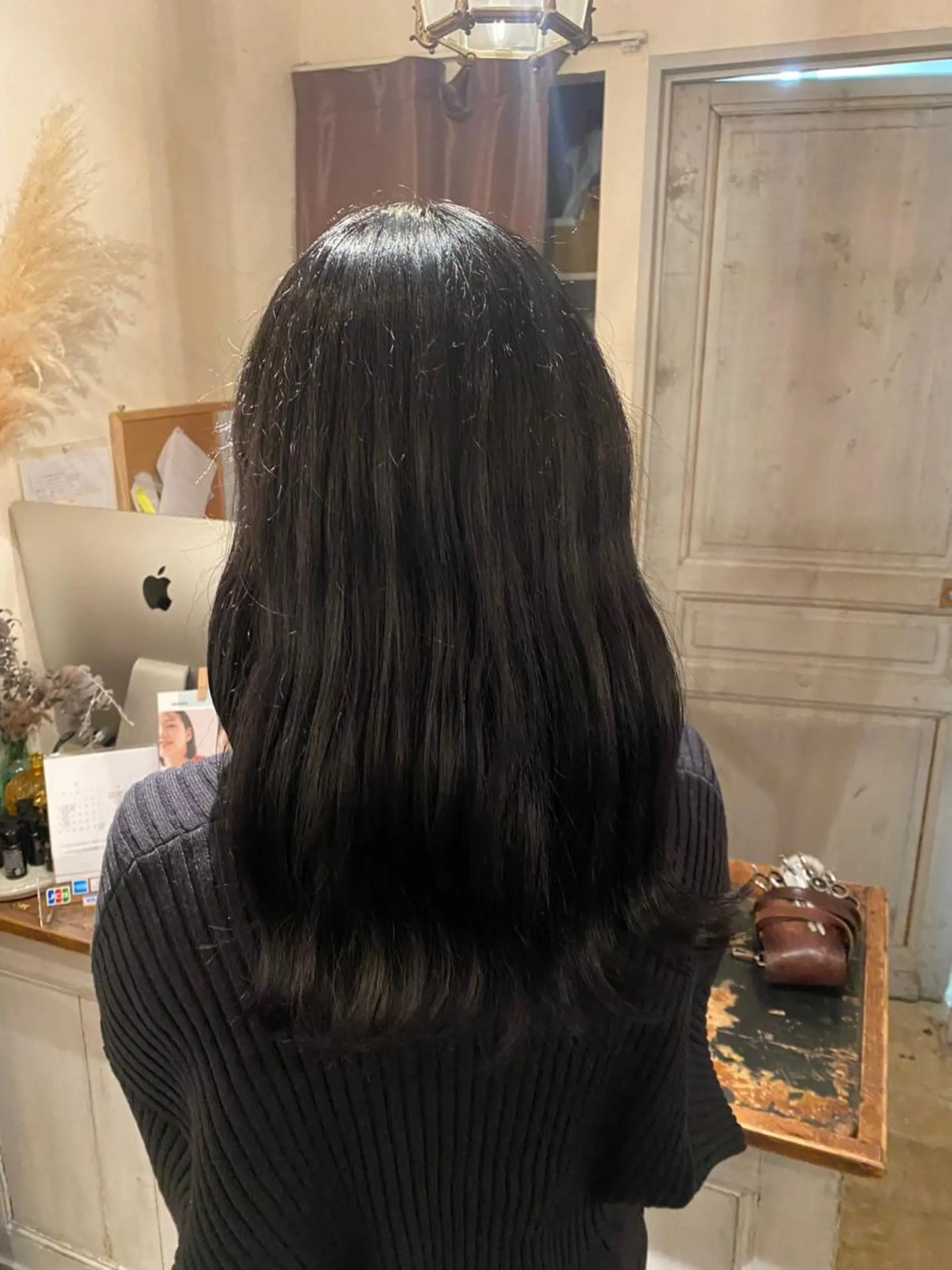 ロング カラー レイヤーカット/ ダブルカラーサクライのヘアスタイル