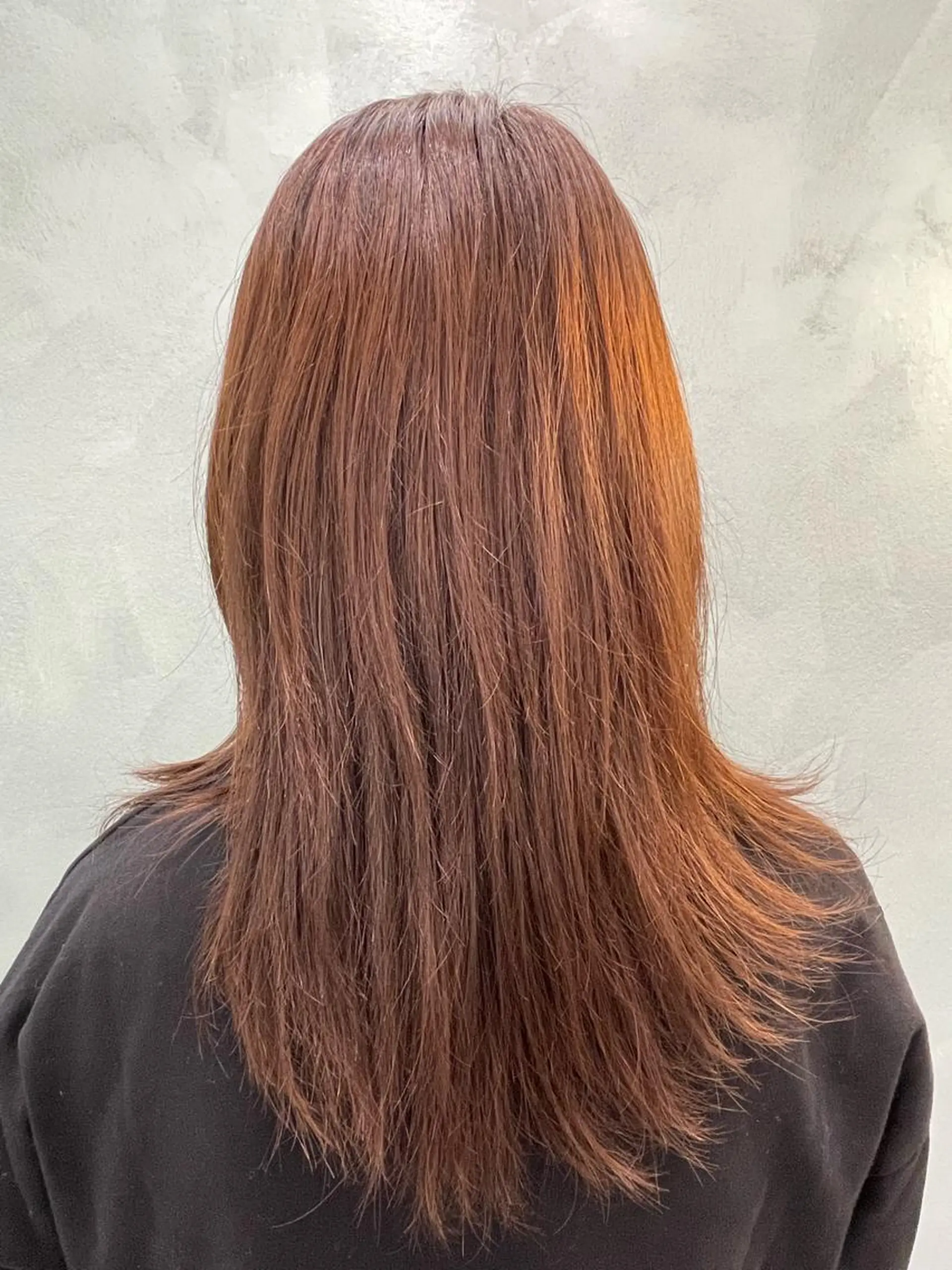 ミディアム カラー ＊ロングモデル＊ 清水菜穂香のヘアスタイル