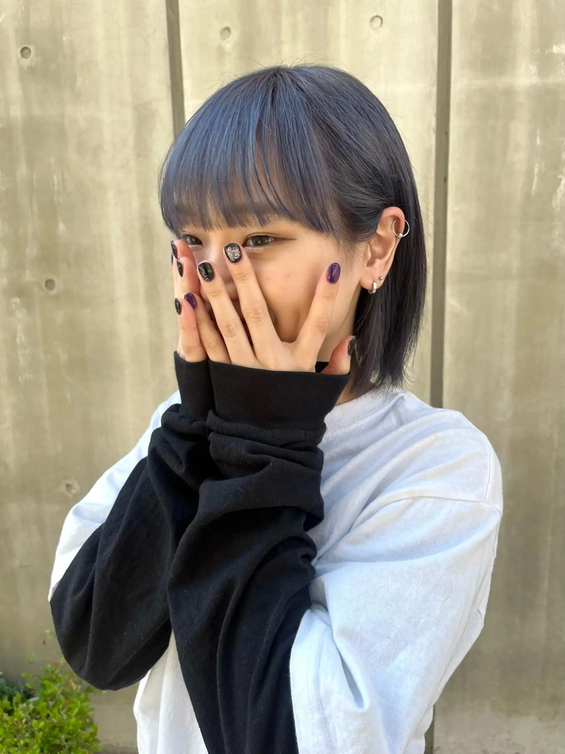 カラー ブルーカラー ブルーラベンダー ラベンダーカラー 🟣niw SHUNNA🟣のヘアスタイル