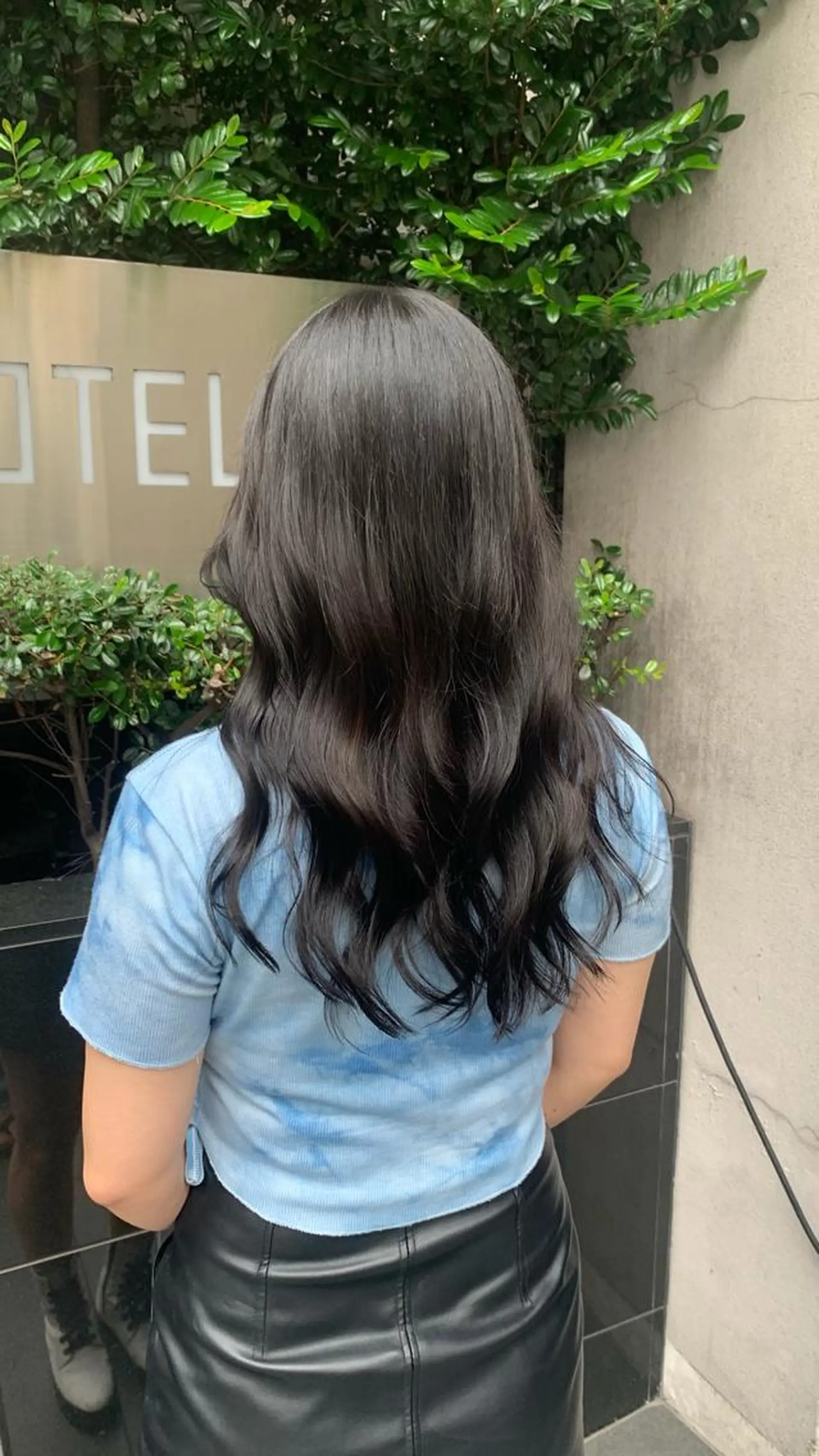 セミロング ヘアカラー トリートメント ボブ/縮毛矯正/ レイヤー/塚田のヘアスタイル