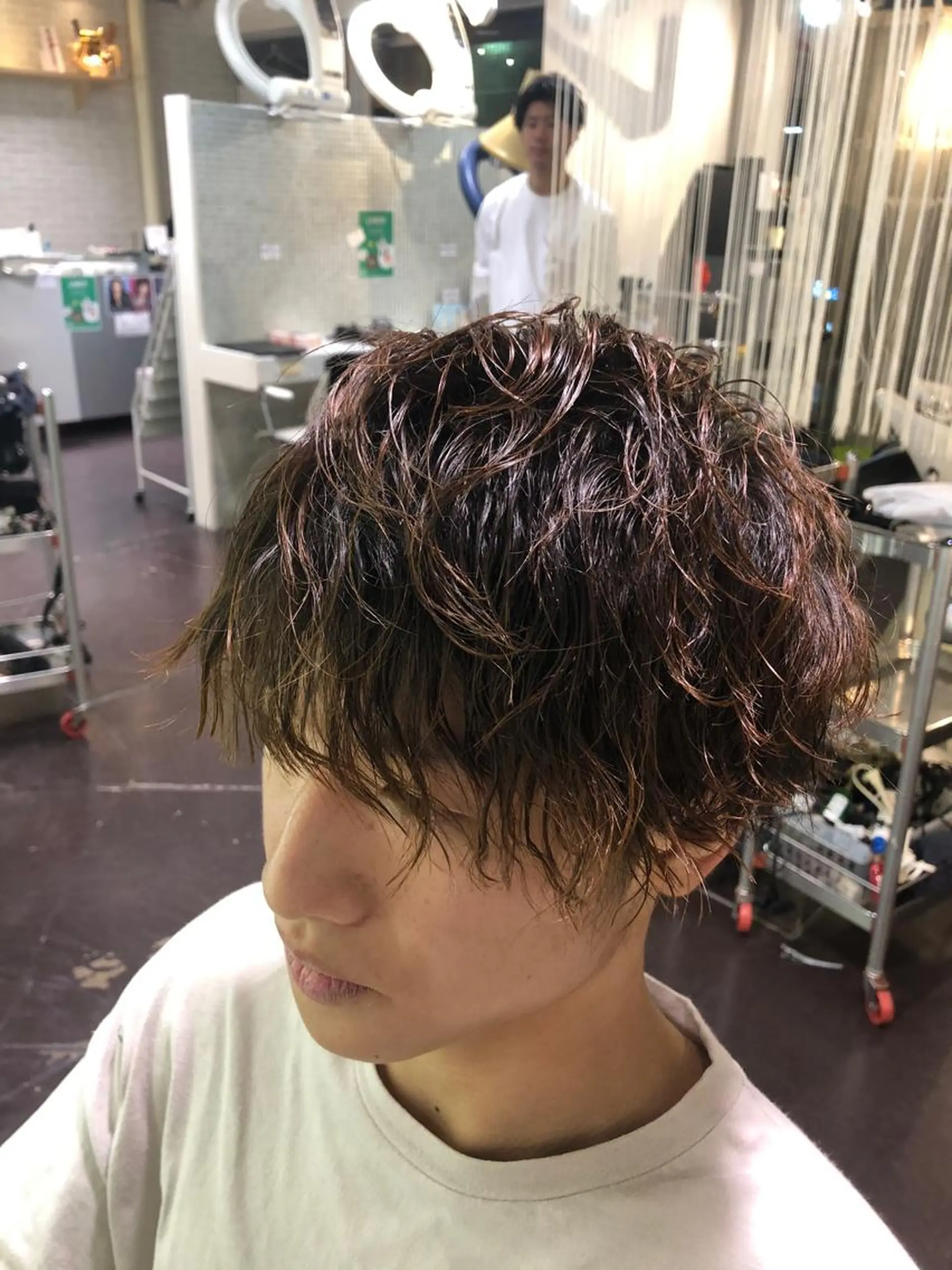 メンズ カット パーマ 西山 恵太郎のヘアスタイル