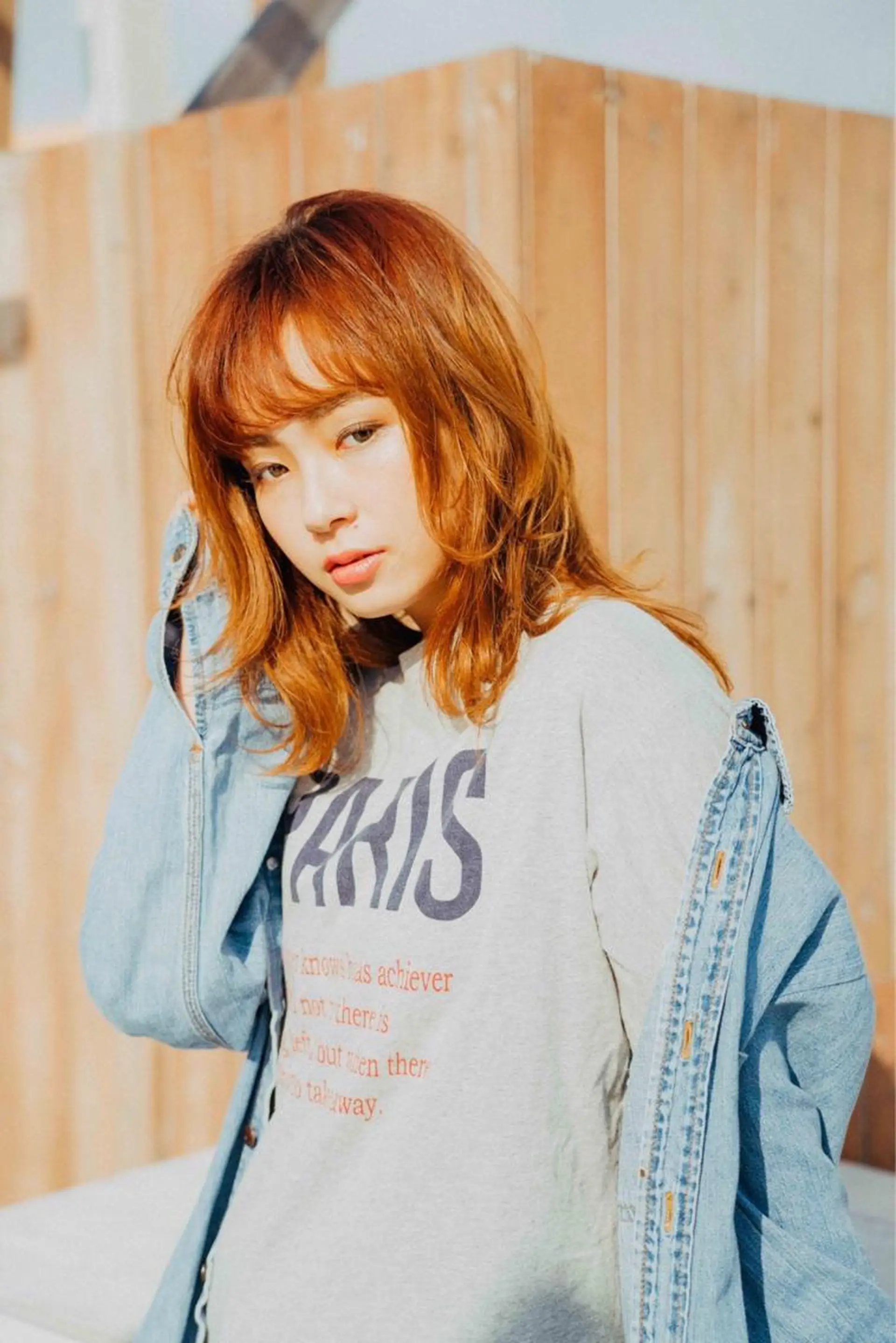 ミディアム カラー パーマ ヘアアレンジ メンズ キッズ ネイル マツエク・マツパ メンズウルフカット アディクシーカラー 透明感カラー ボブ ウルフカット 藤井 仁紀のヘアスタイル