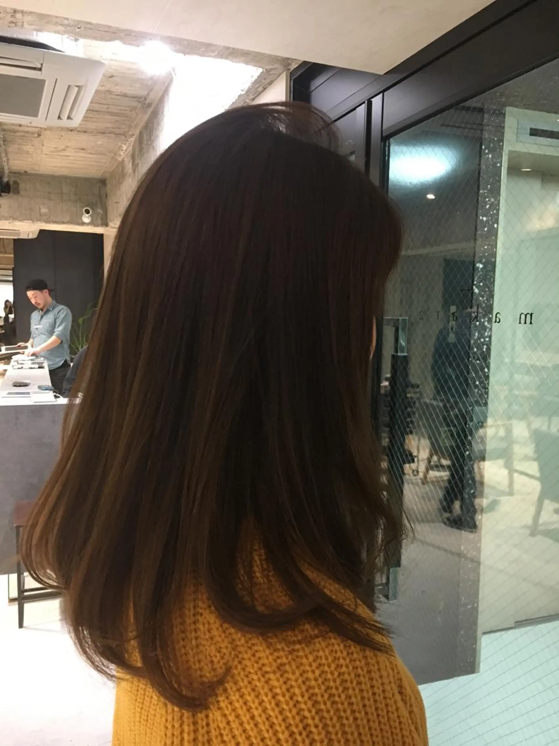 ミディアム カラー ベージュカラー 透明感カラー イルミナカラー カット トリートメント 髪質改善ULTOWA ✨松井　美幸のヘアスタイル