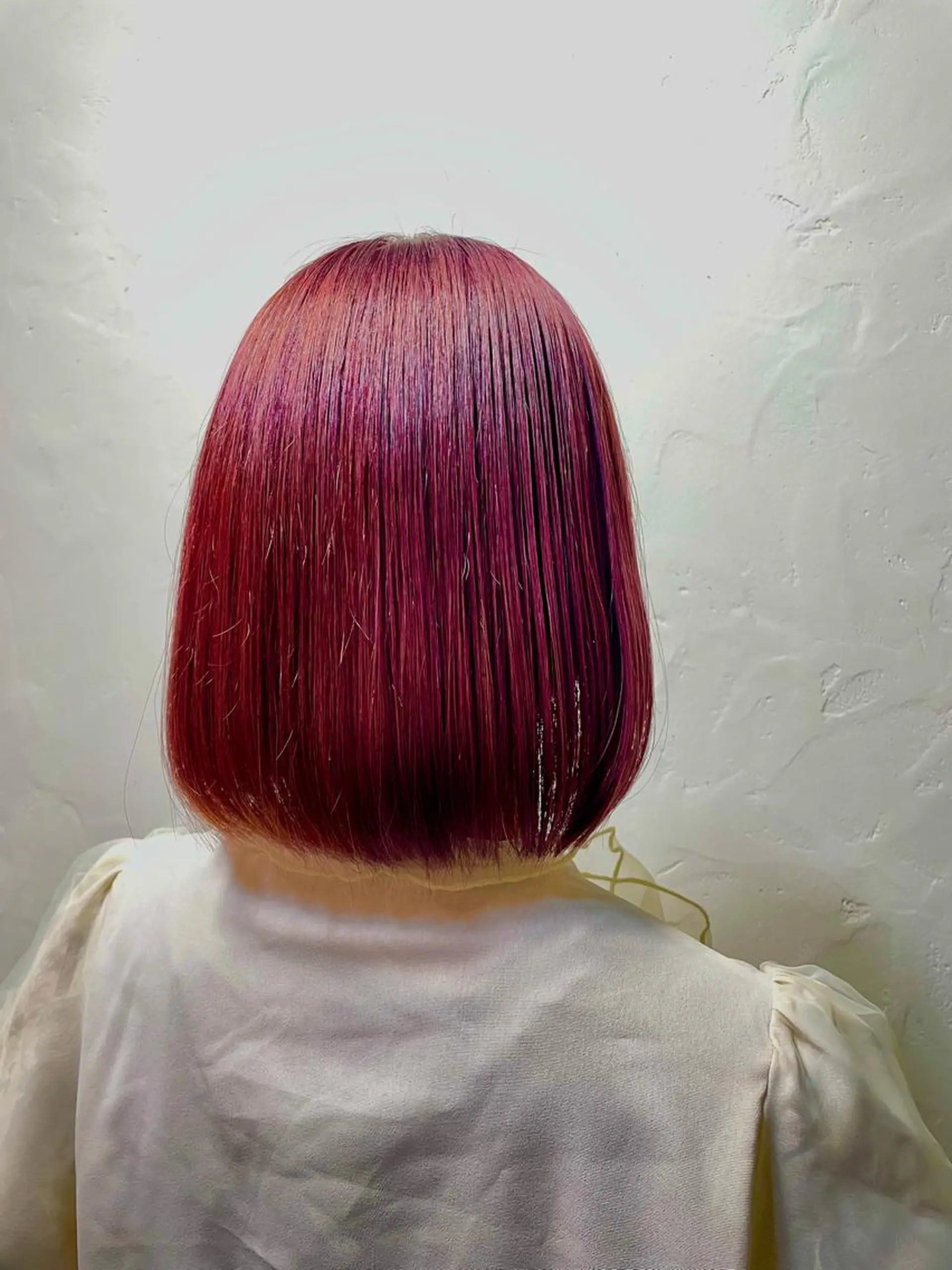 カラー ピンクカラー バイオレットカラー ✨透明感カラー🌱 上村　舜のヘアスタイル