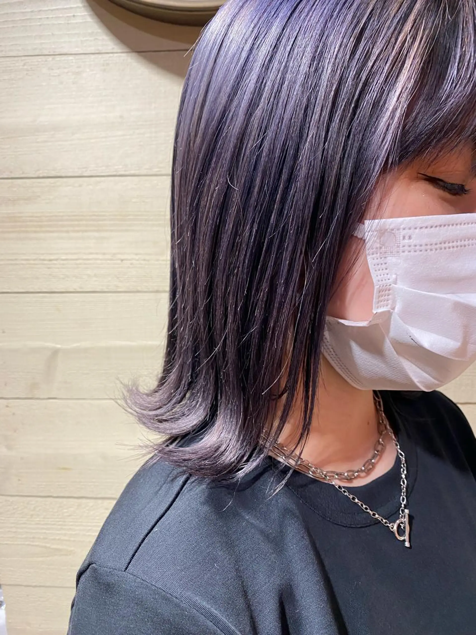 ミディアム カラー ヘアアレンジ ミズタ マイのヘアスタイル