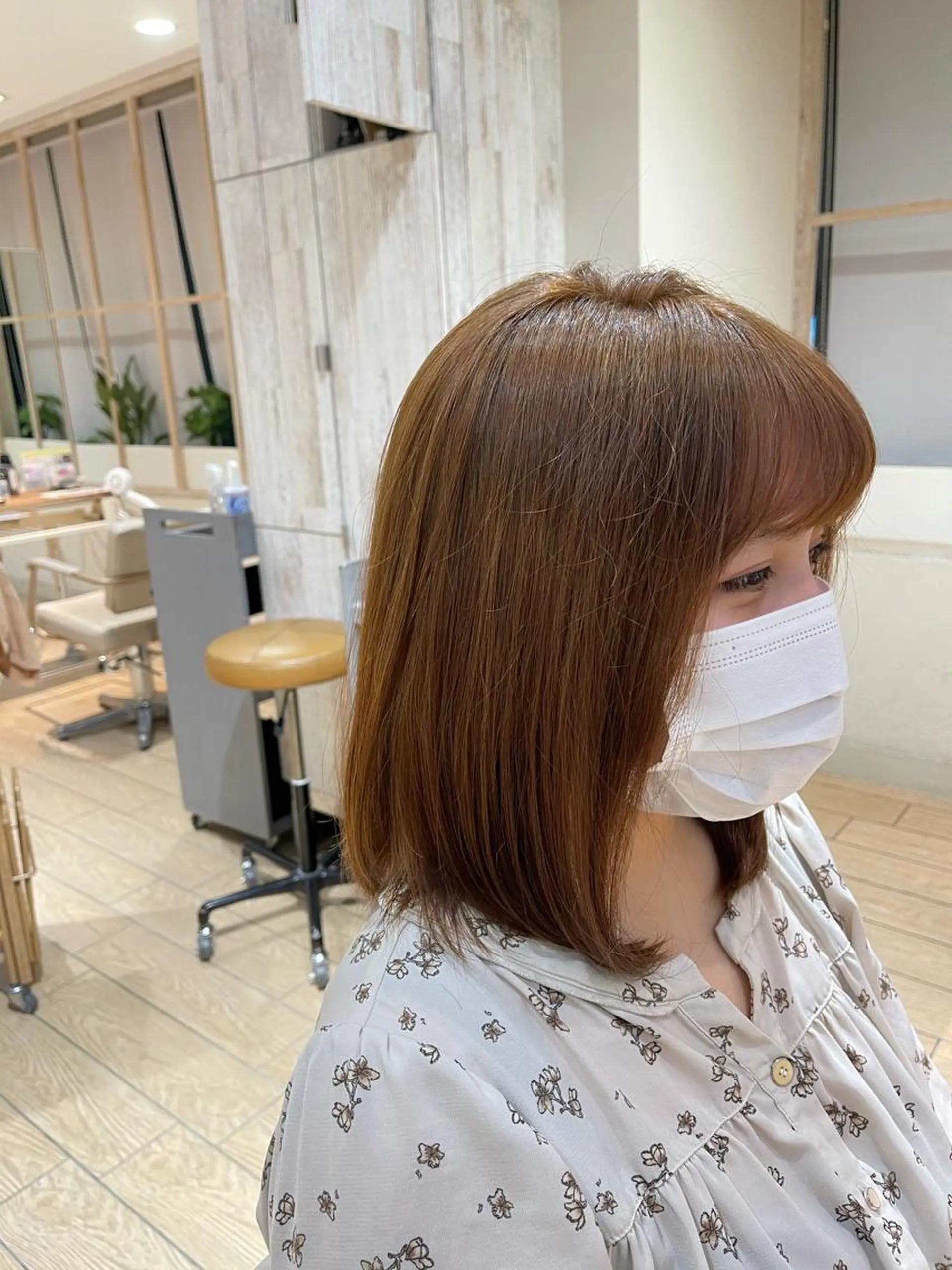 カラー ベージュカラー 小顔似合わせ提案/ レイヤー/川澄かずまのヘアスタイル