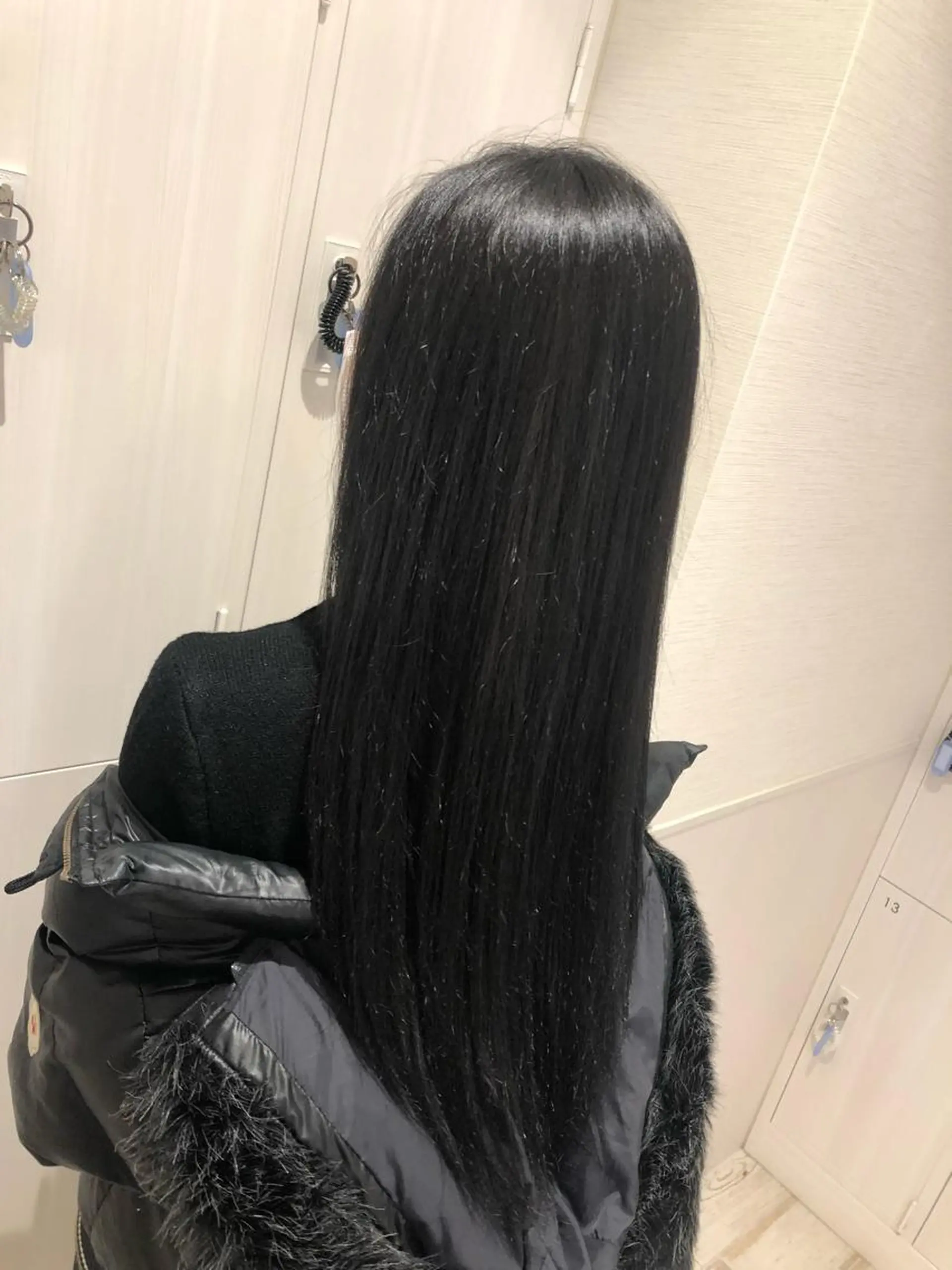 ロング 田中 瑞妃のヘアスタイル