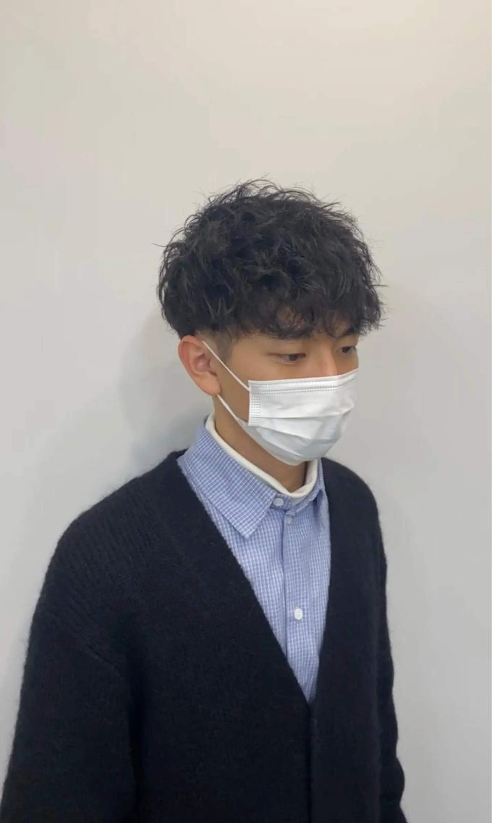 ショート パーマ 似合わせカット ウルフカット 心斎橋l大人韓国ヘア レイヤー×艶カラーのヘアスタイル